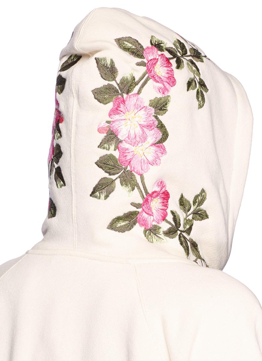 gucci hoodie flower