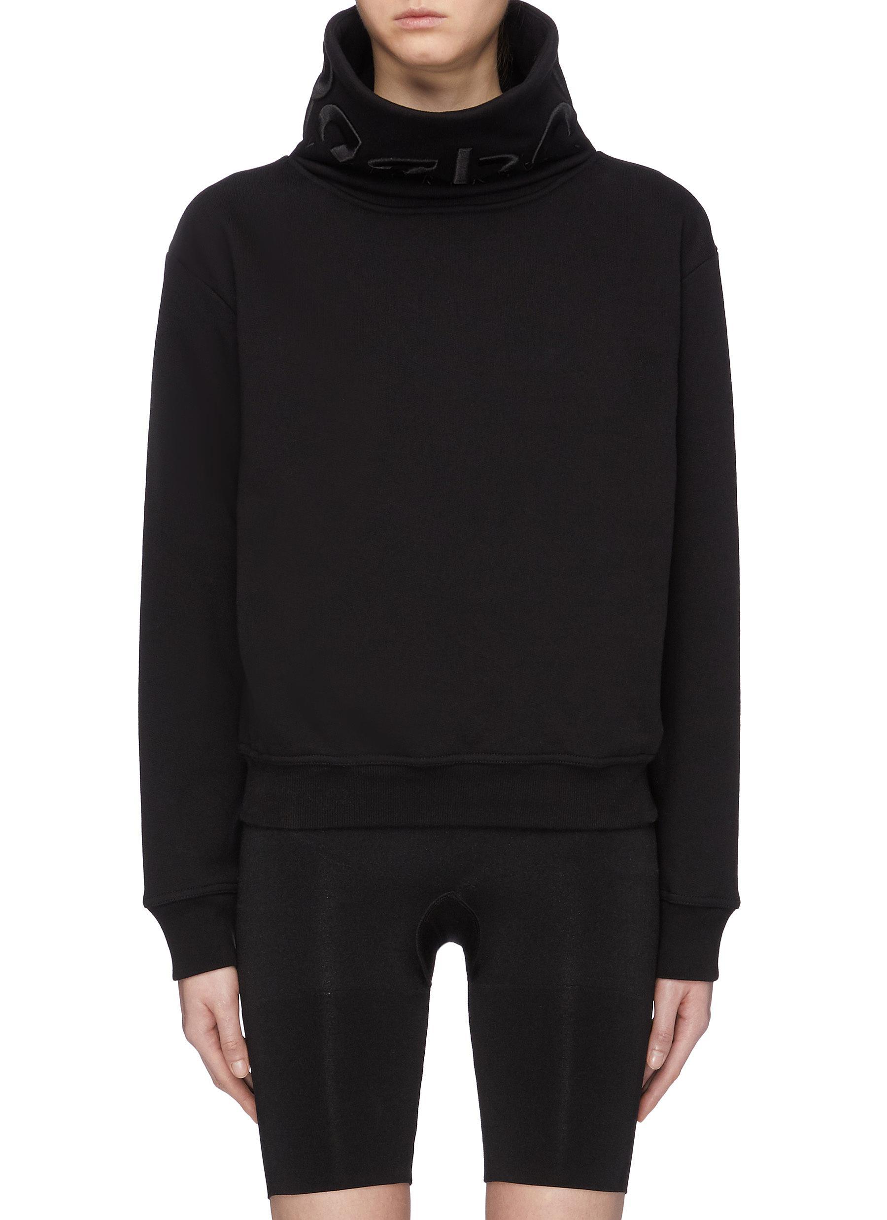 reebok victoria beckham cropped branded cowl