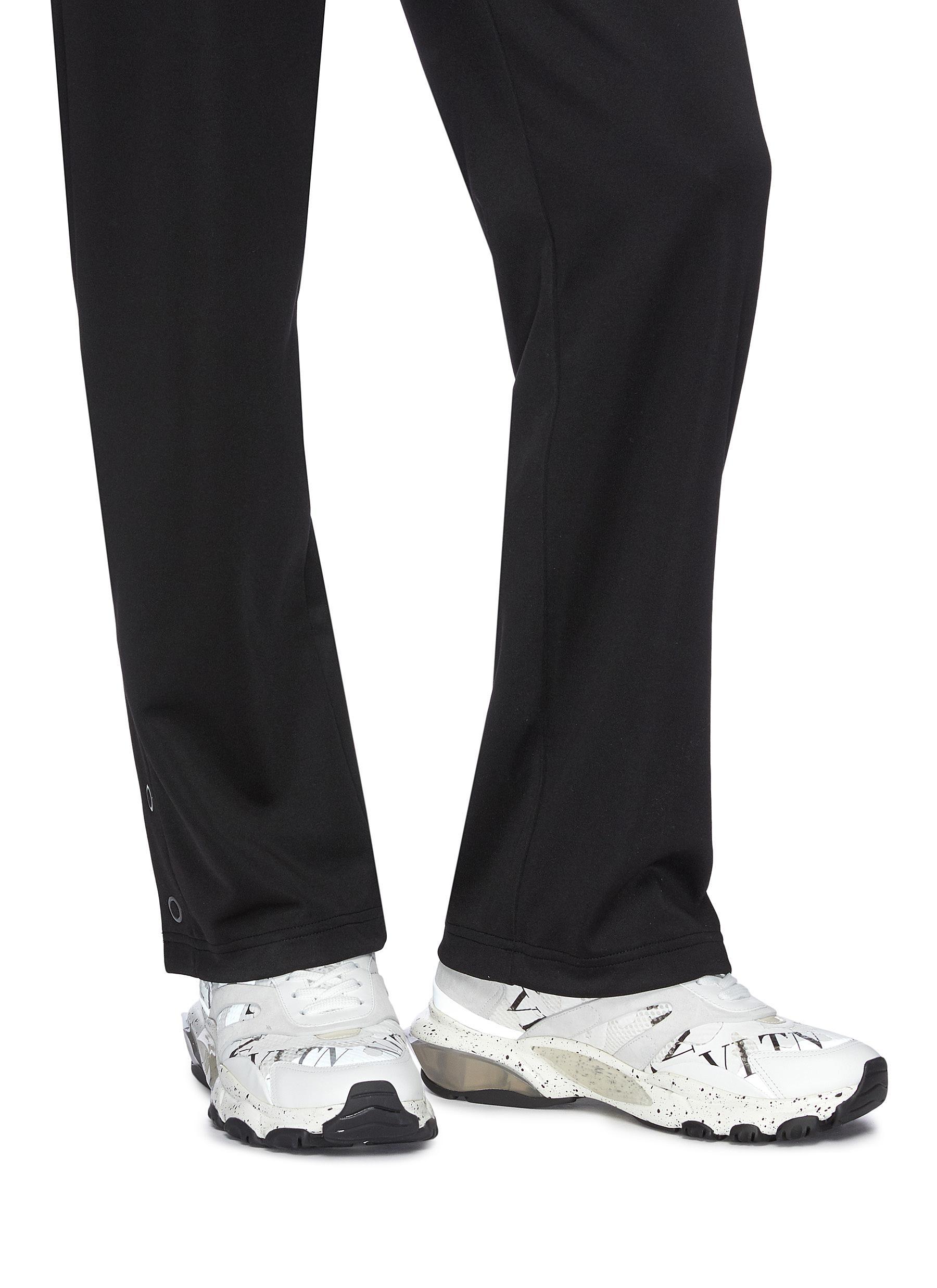 Valentino Suede Valentino Garavani 'bounce' Speckle Outsole Vltn Print  Patchwork Sneakers in White for Men - Lyst