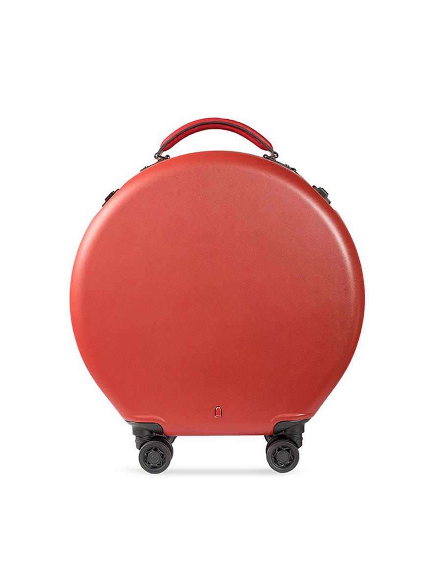 round luggage bag
