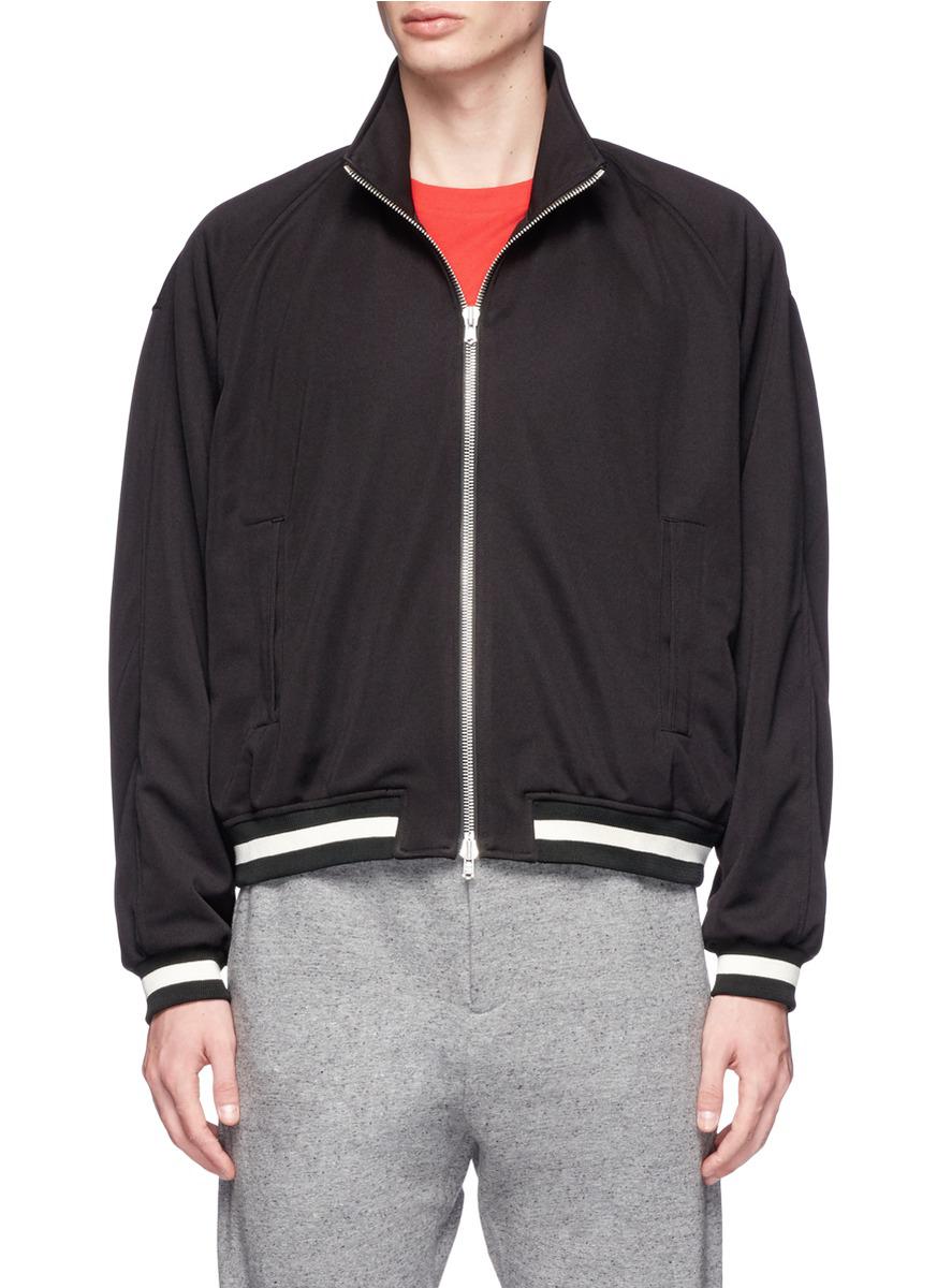 double knit track jacket