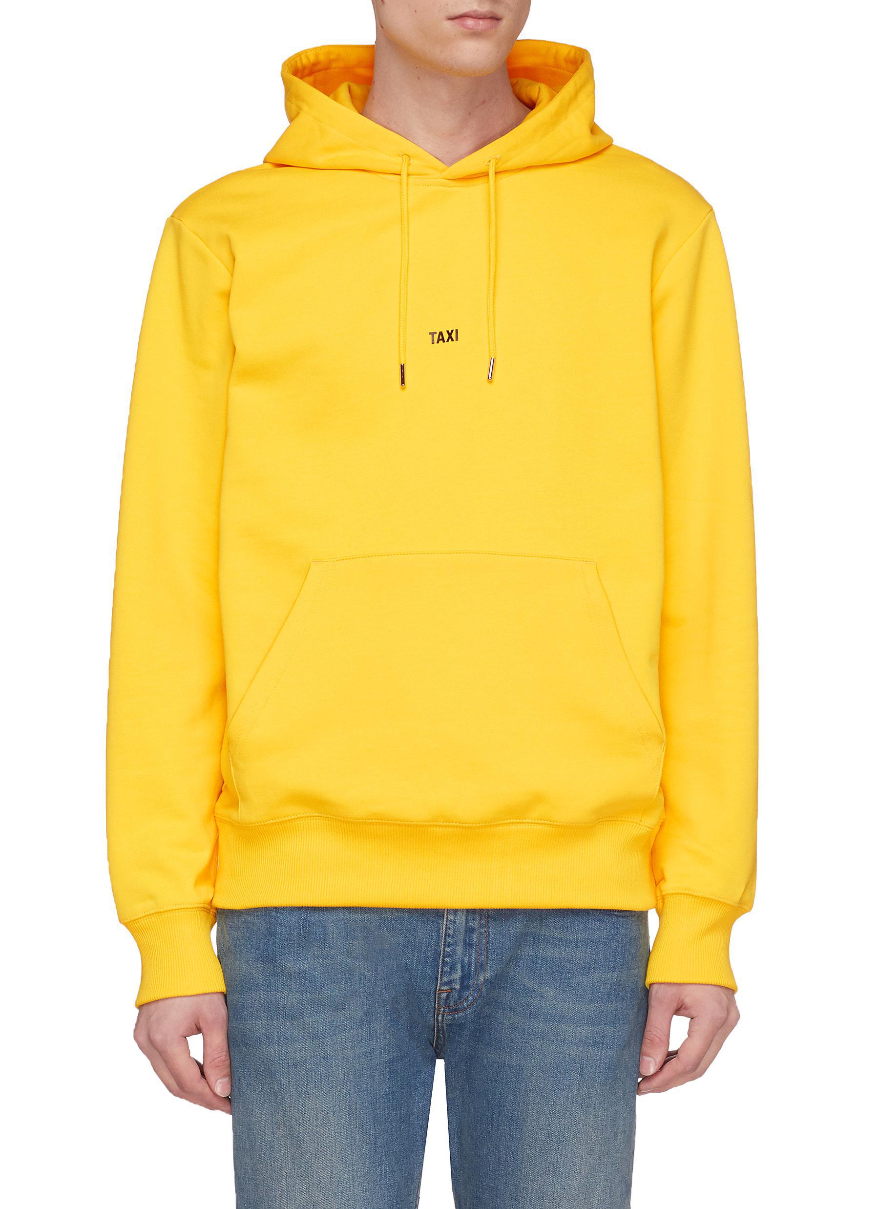 taxi yellow hoodie