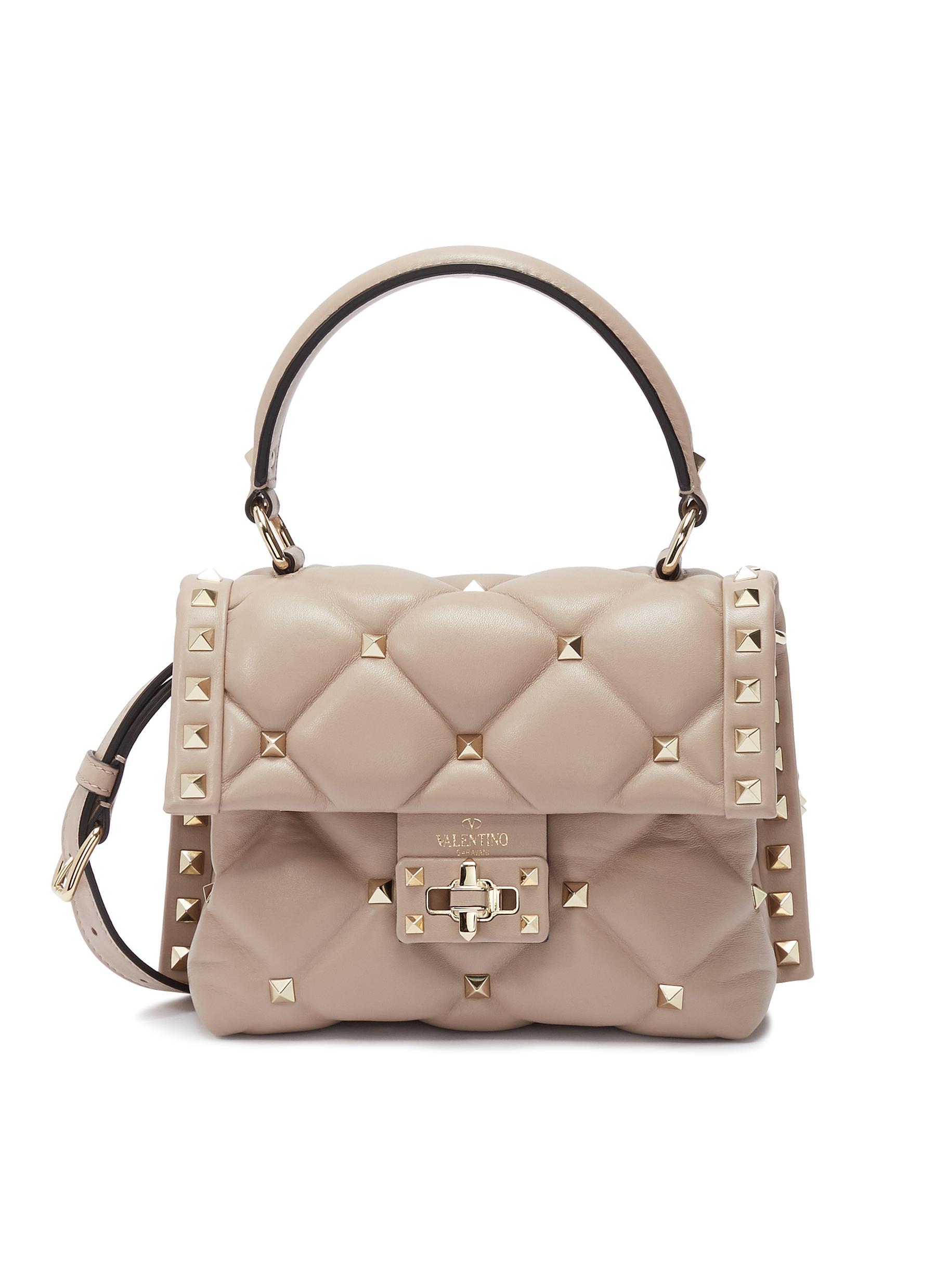 Valentino Valentino Garavani 'candystud' Mini Quilted Leather Shoulder