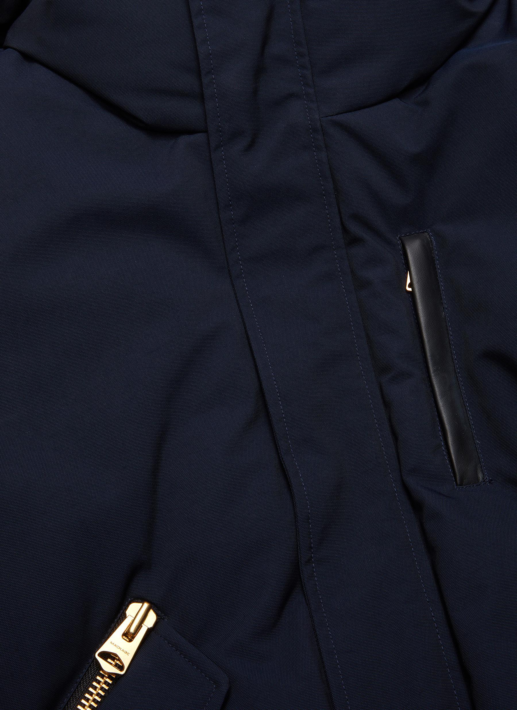 Mackage Synthetic 'dixon' Nordic Tech Fox Fur Trim Hooded Down Bomber