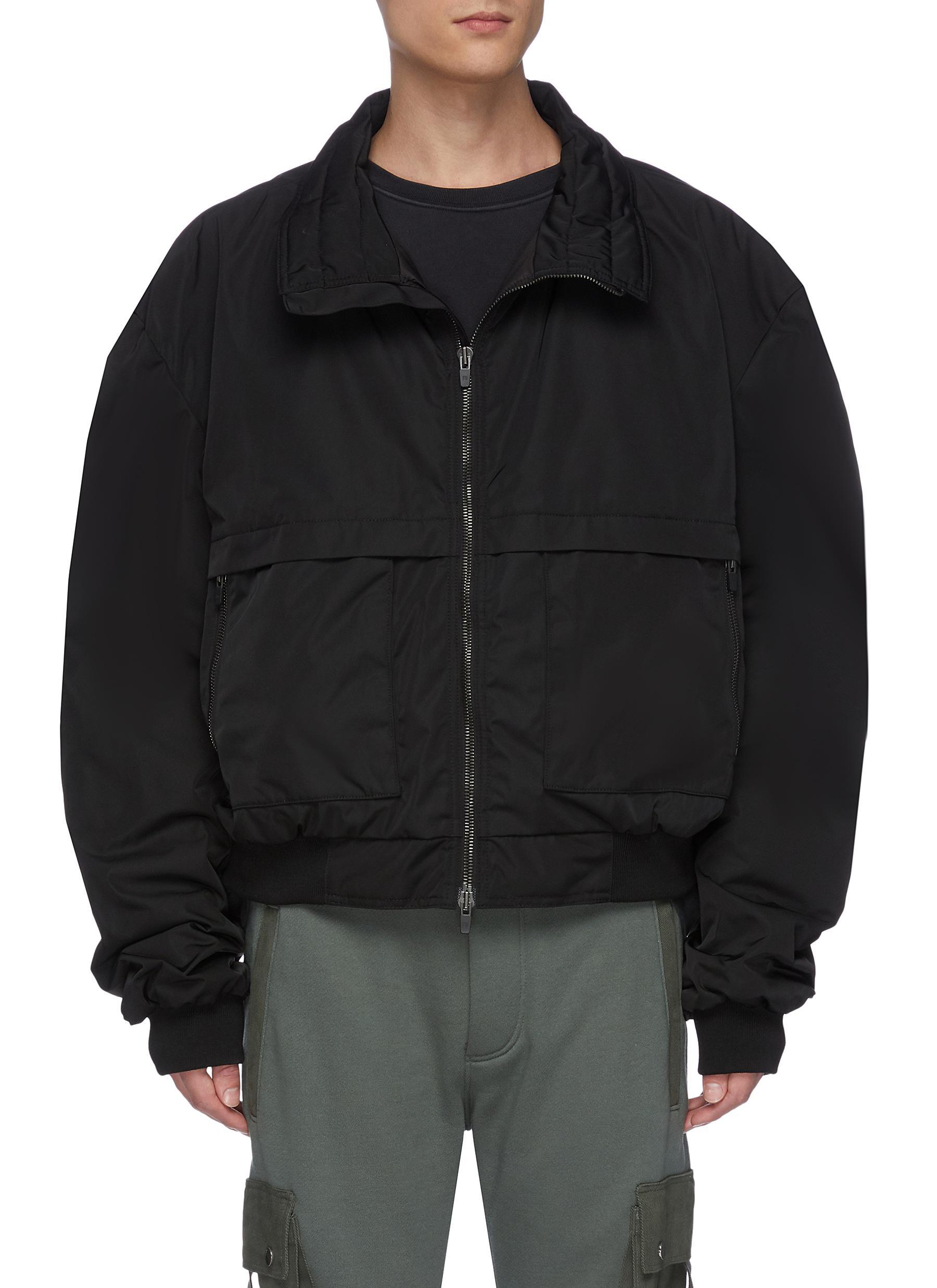 Fear Of God Front Pocket Ski Bomber Jacket in Black for Men | Lyst
