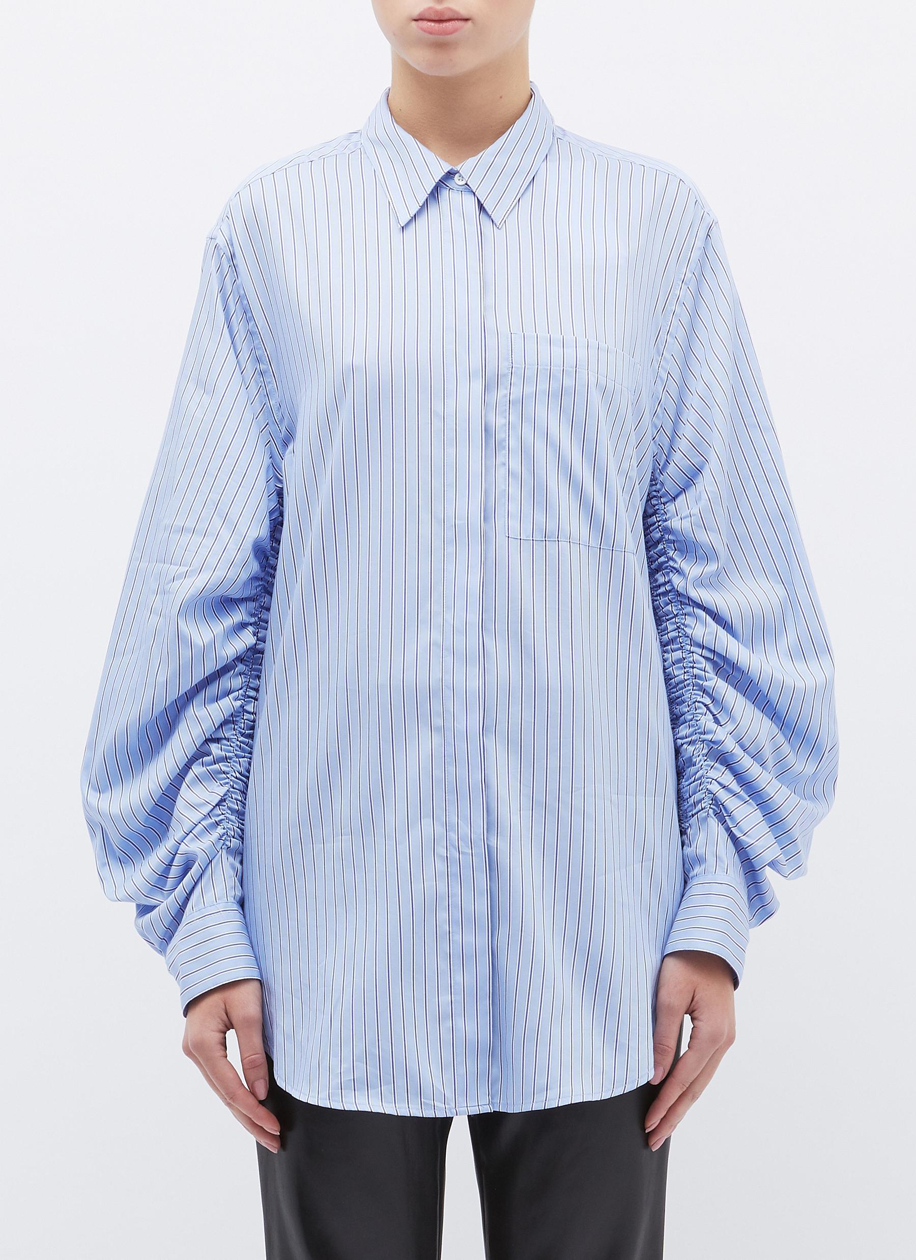 ruched sleeve shirt