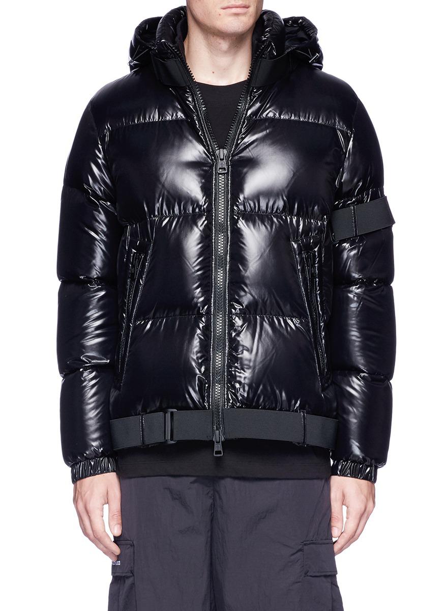 Moncler X Craig Green 'brook' Buckle Strap Down Puffer Jacket in Black ...