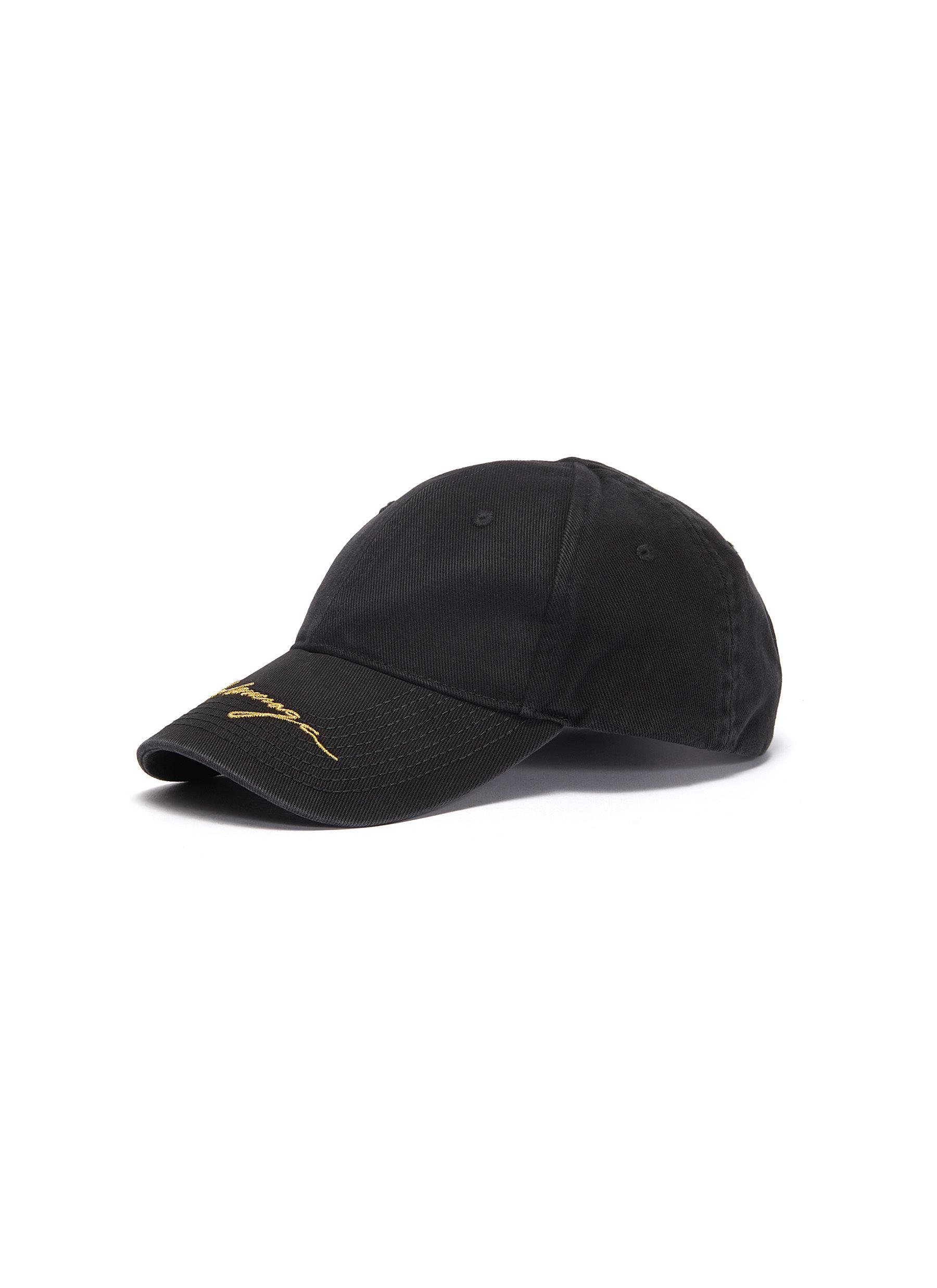 balenciaga signature cap