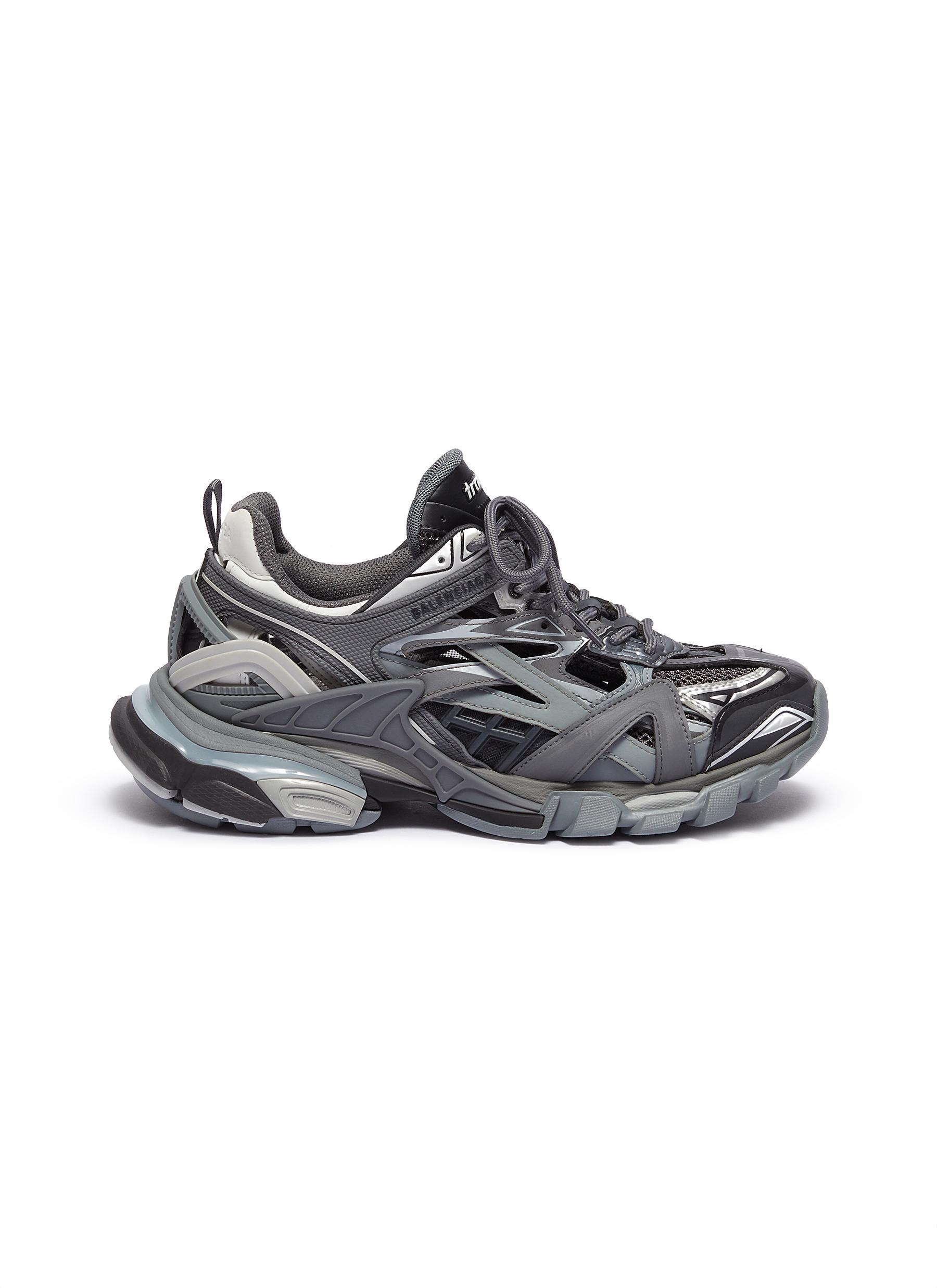 Balenciaga Rubber Grey Track.2 Sneakers in Gray - Save 1% - Lyst