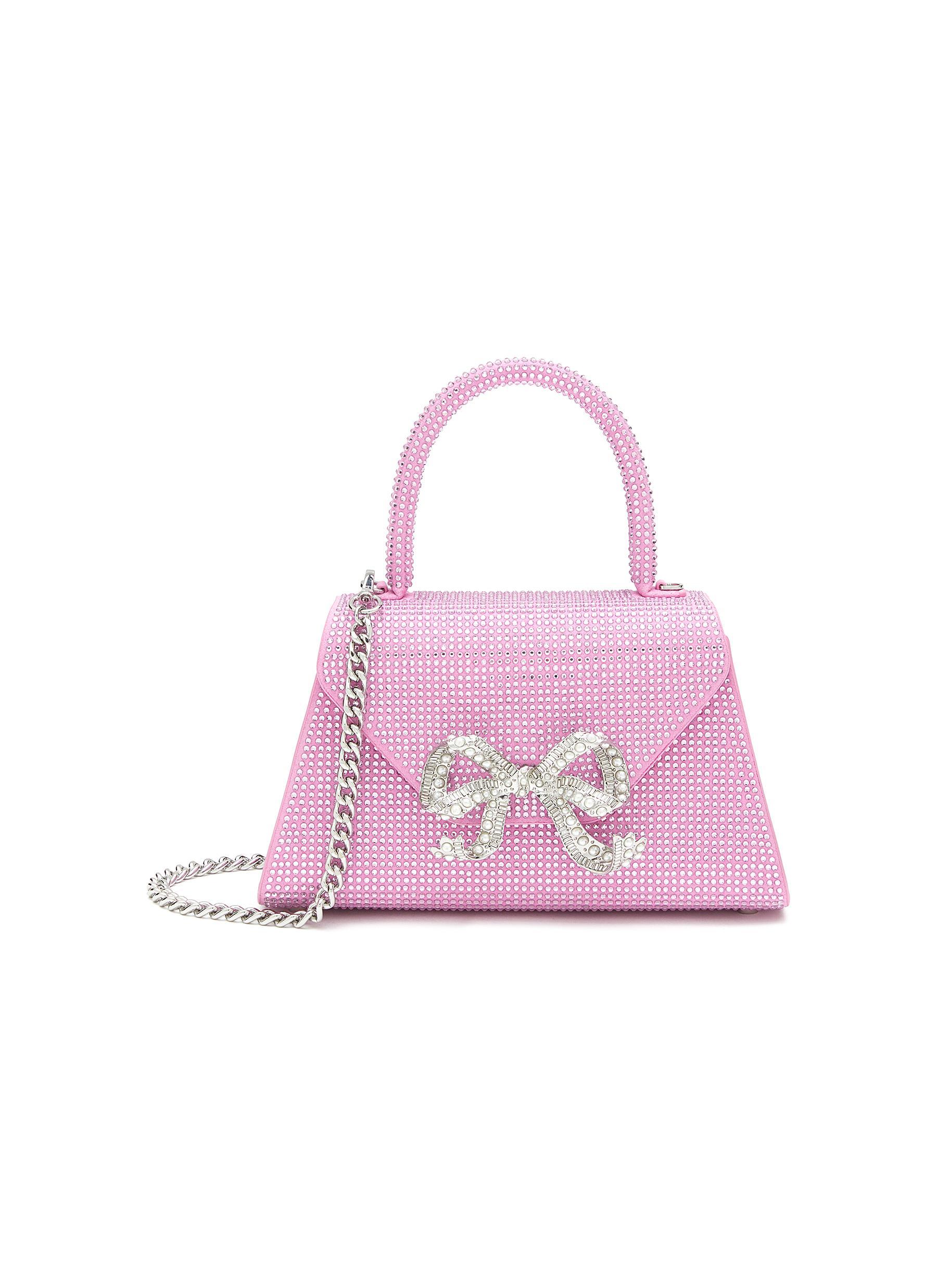 LRYBSA Wedding Party Rhinestone shoulder bag rose clasp crystal clutch cute pink  Purses for lady's Evening Handbags: Handbags: Amazon.com
