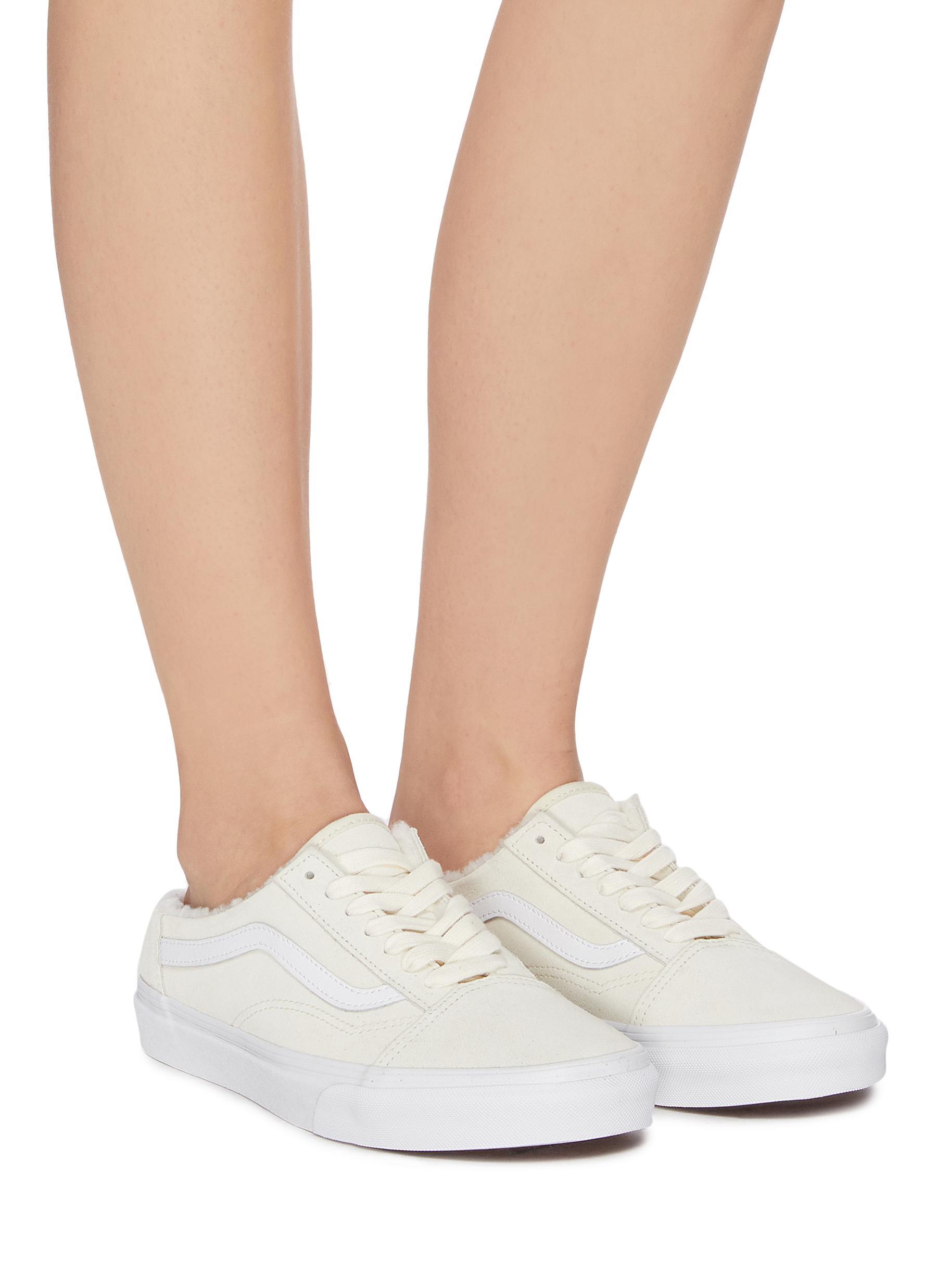suede old skool mule