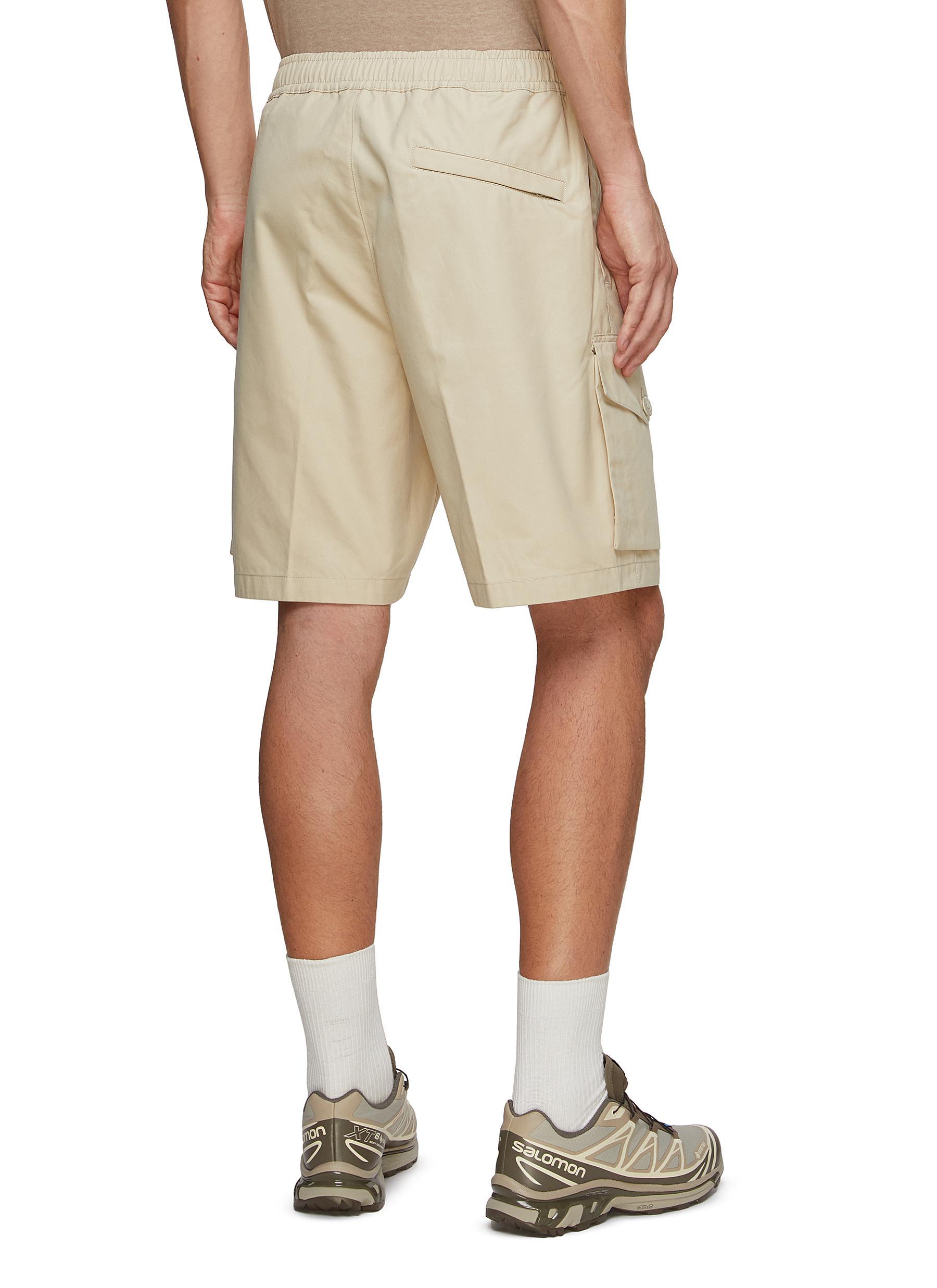 Stone Island 'ghost O-ventile' Bermuda Cargo Shorts in Natural for Men |  Lyst
