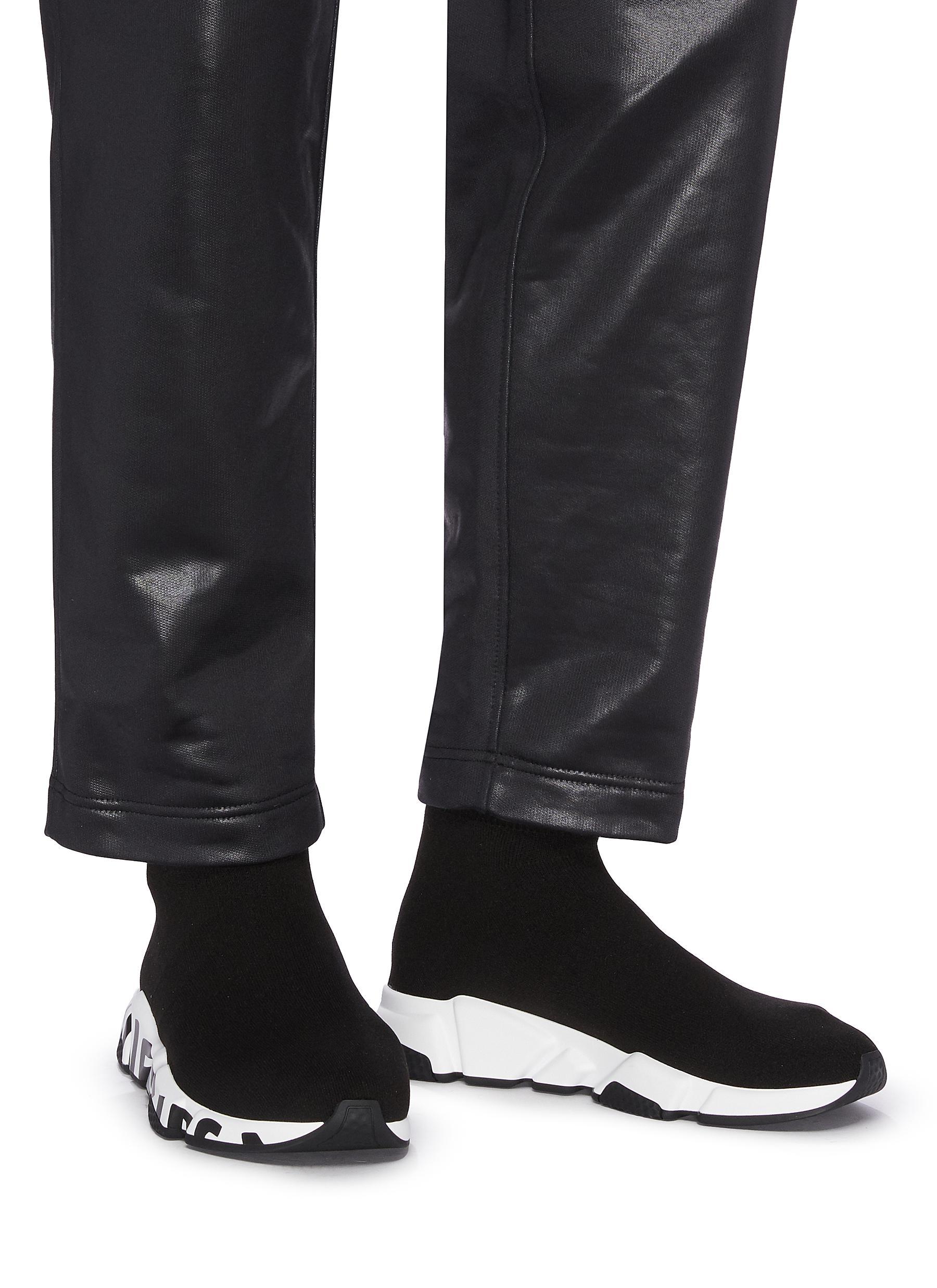 knee high balenciaga sneakers