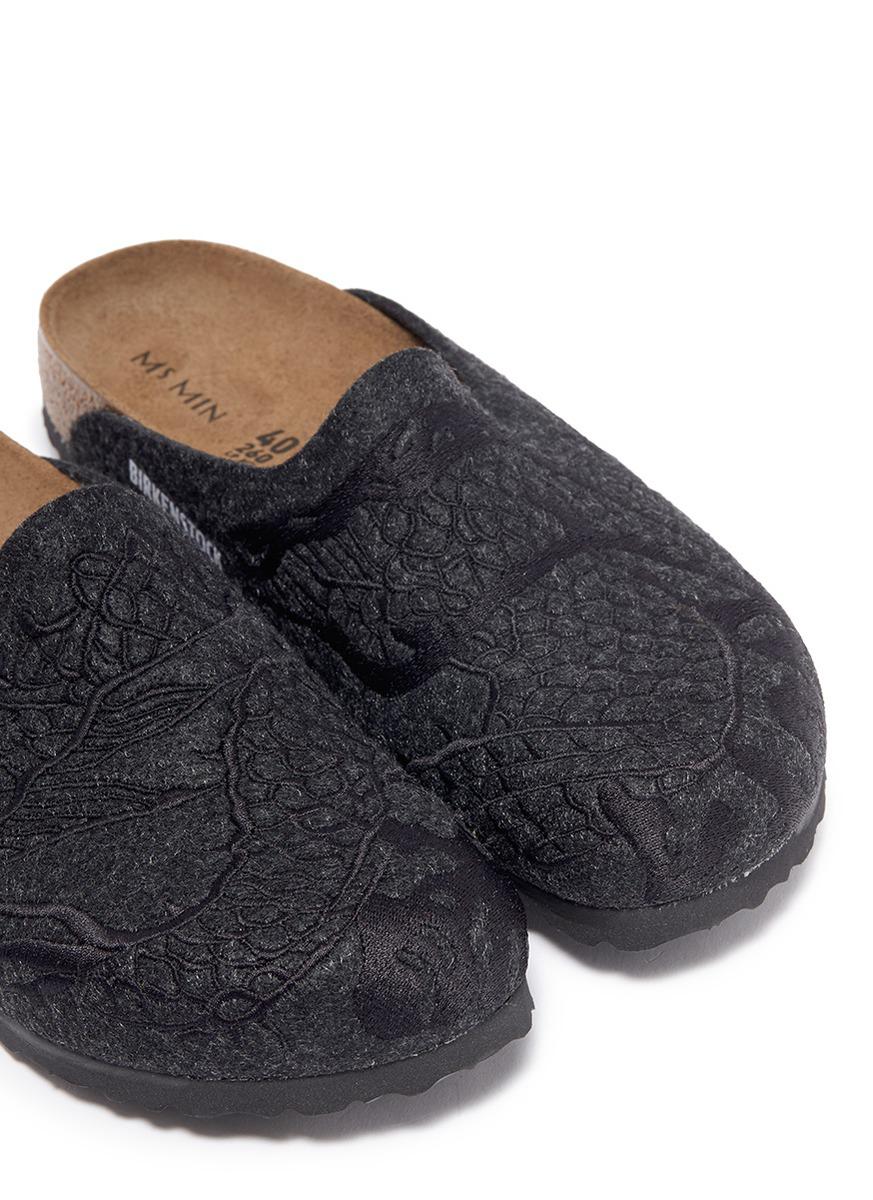 brown faux fur sliders