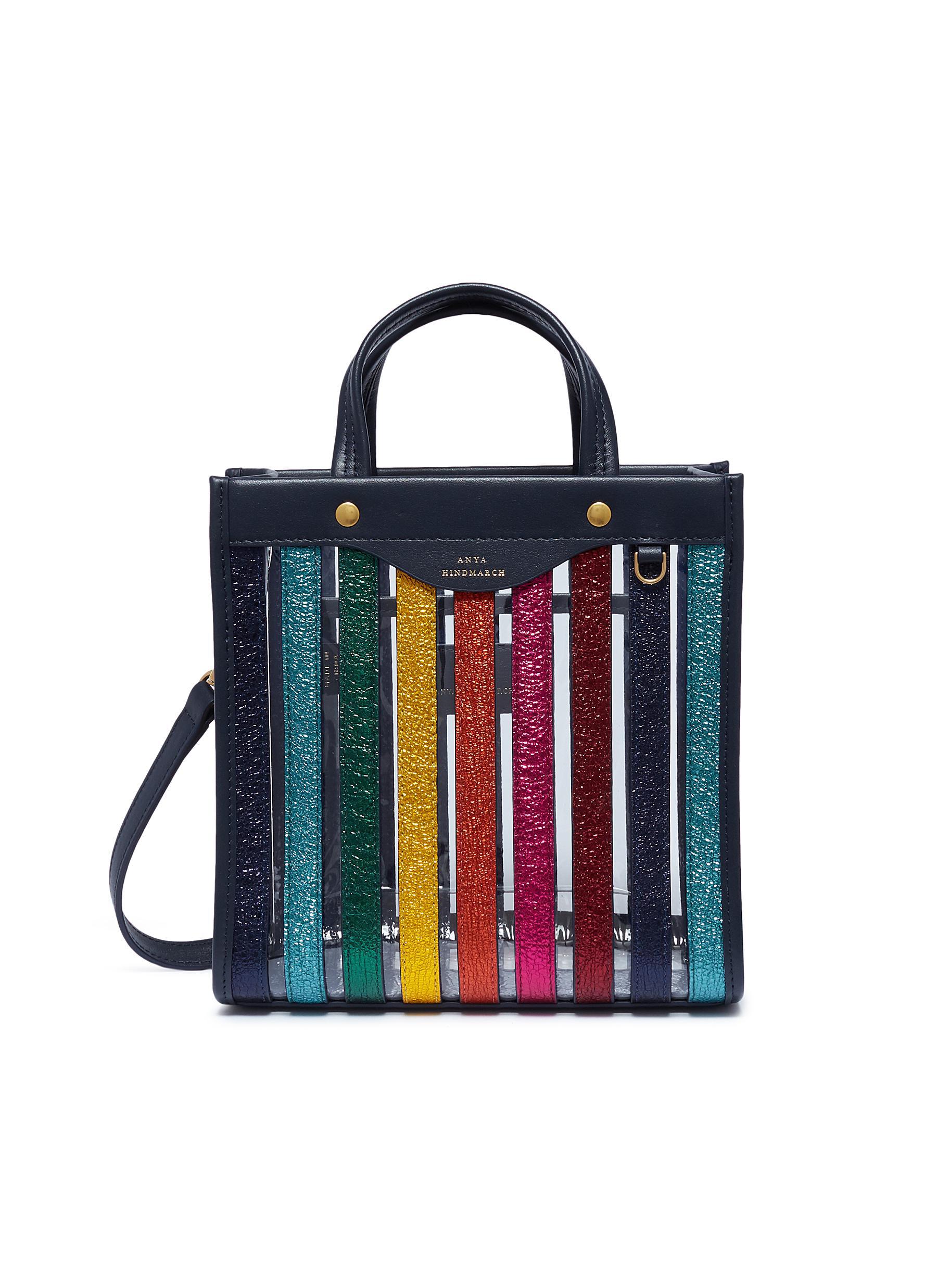 Bucket Bag Anya Hindmarch Striped Bag Anya Hindmarch E/W Eyes Tote