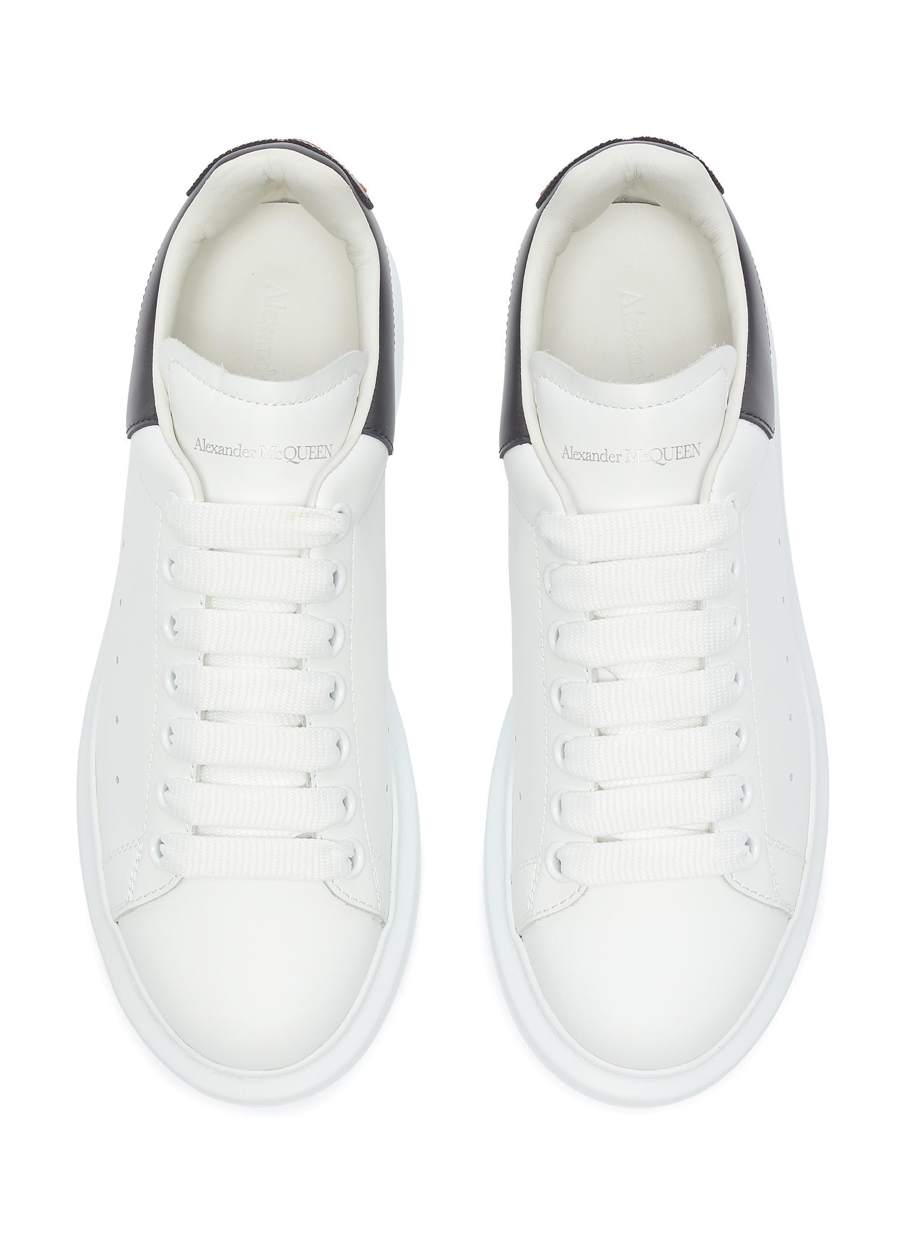 alexander mcqueen heart patch sneakers