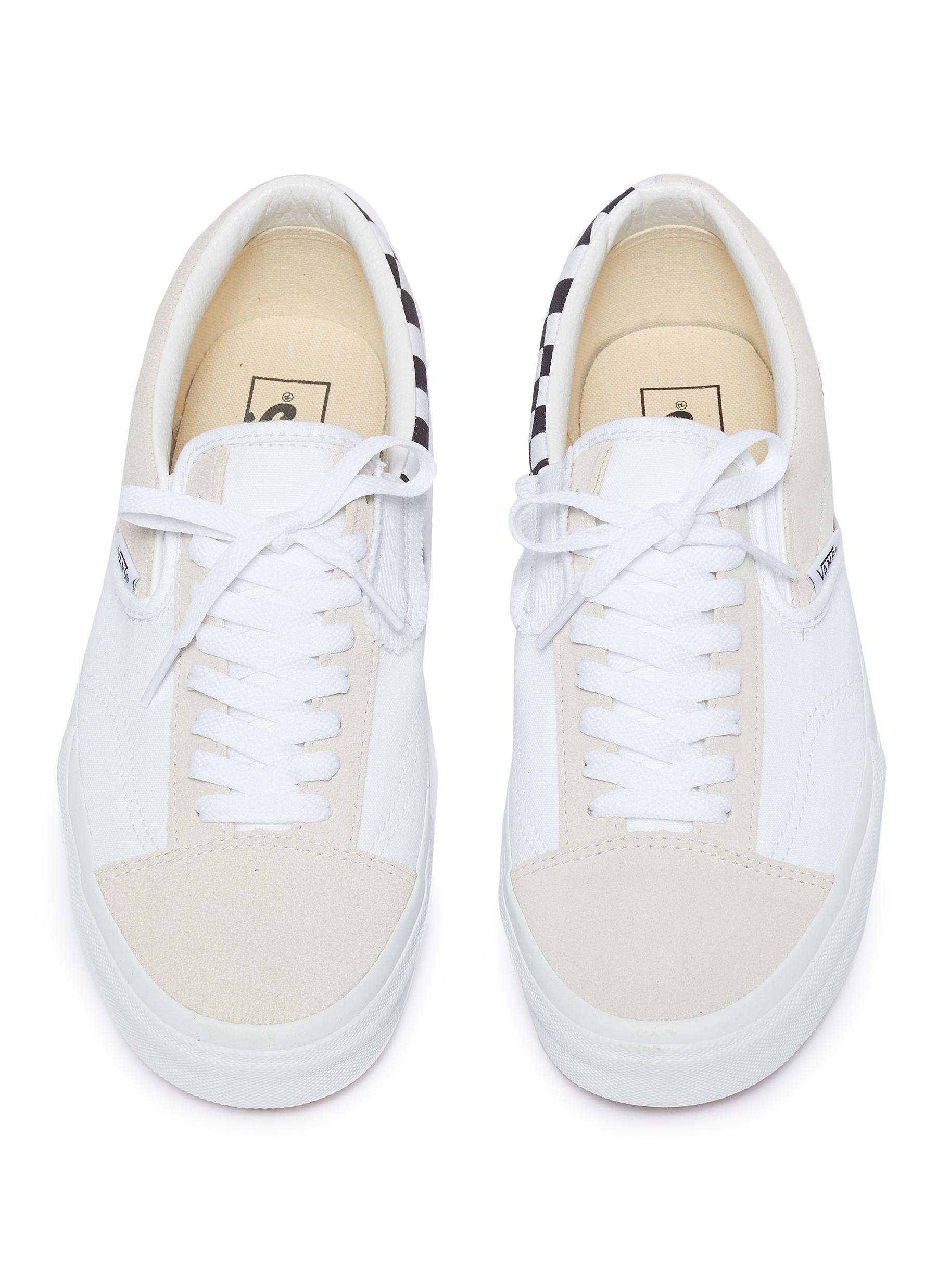 vans cut and paste white