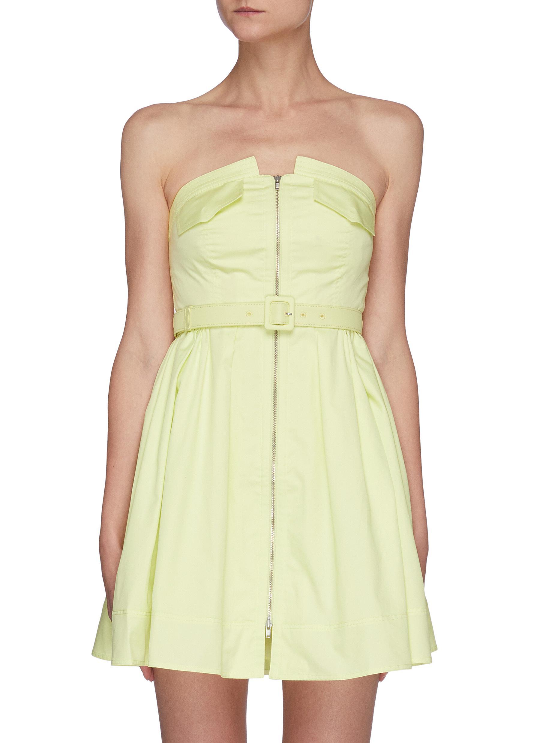 green leaf print maxi dress