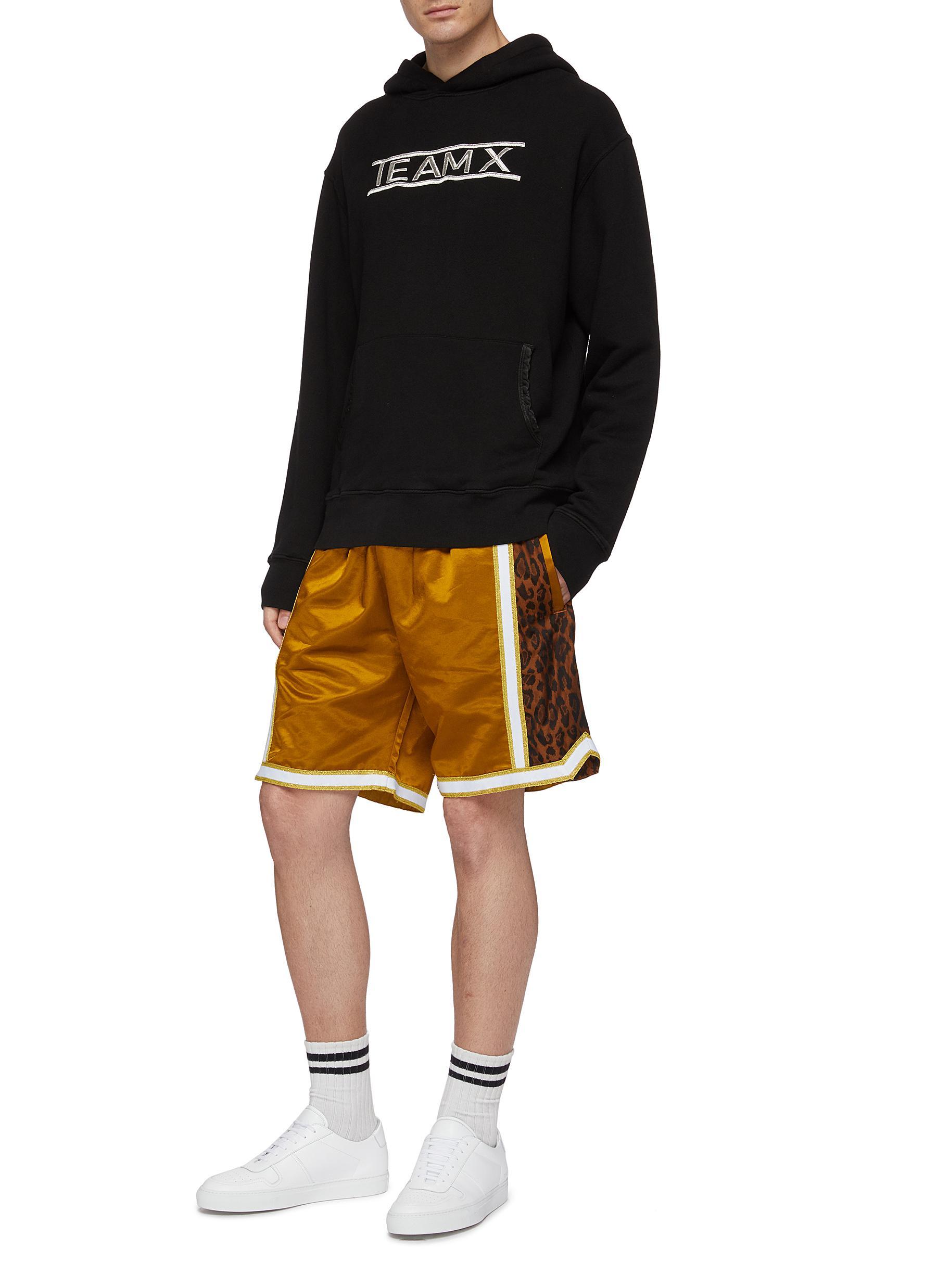 leopard print basketball shorts