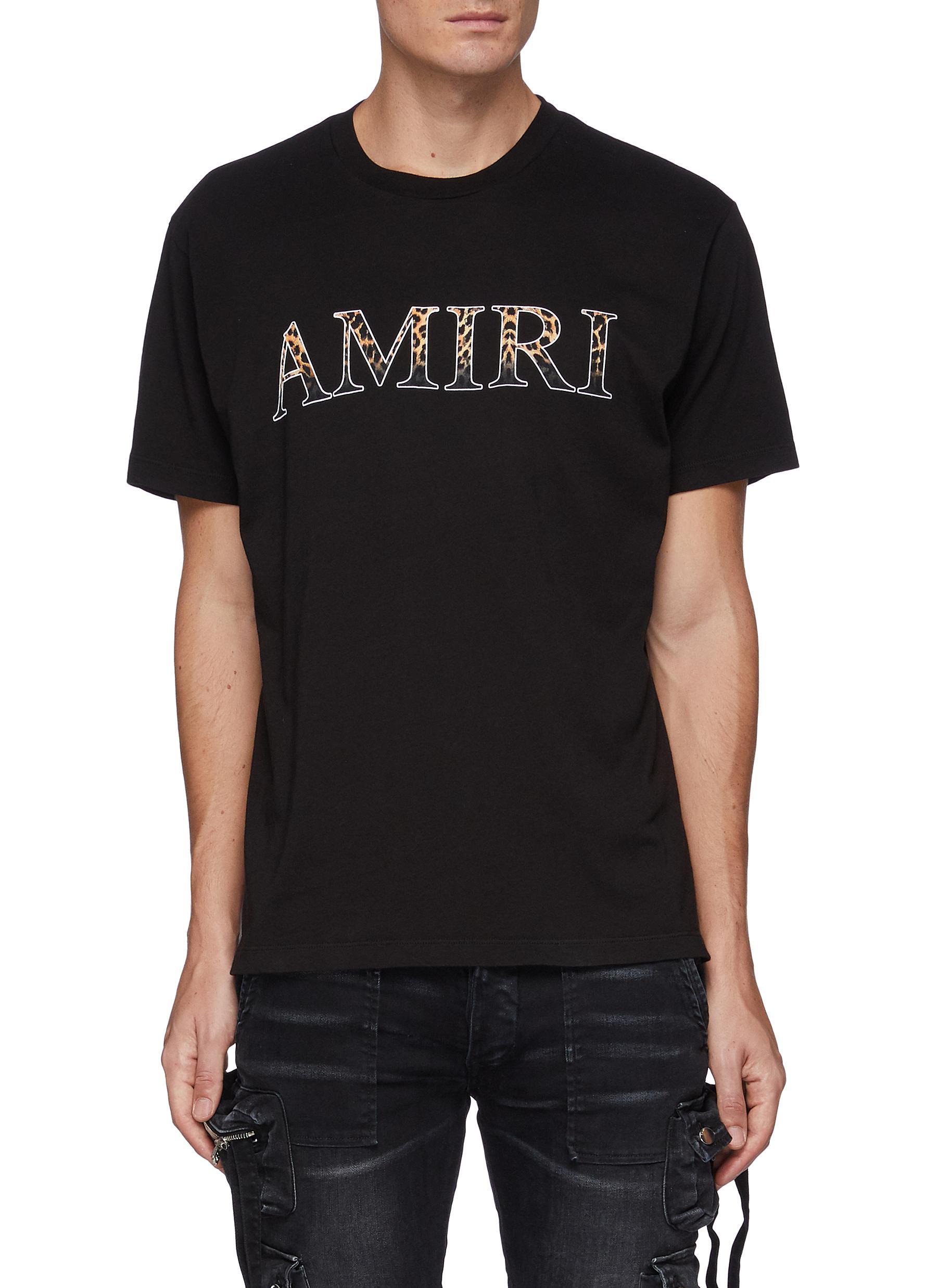 Amiri T-shirt with holes, Men's Clothing
