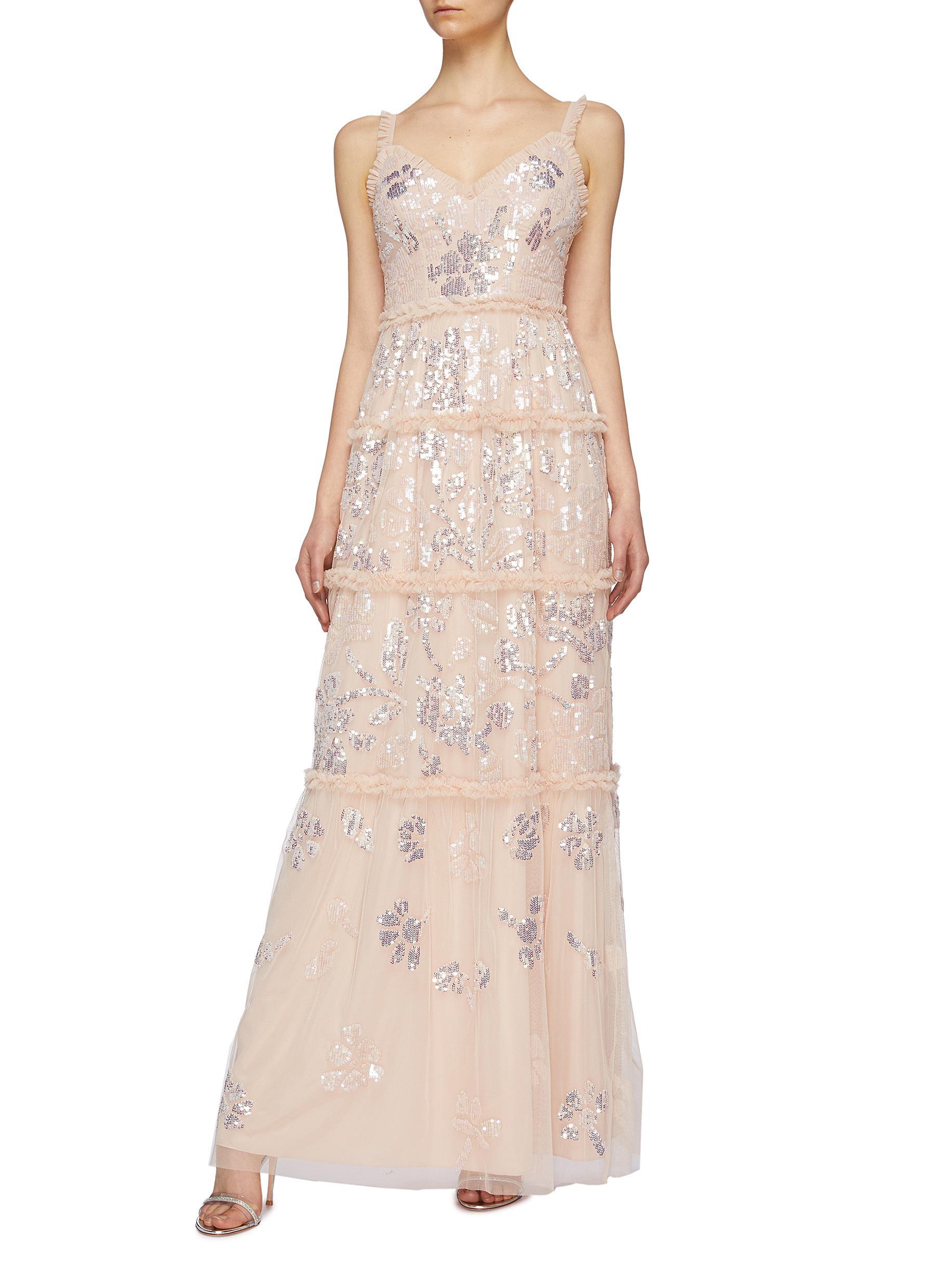 ruffle bloom gown needle and thread