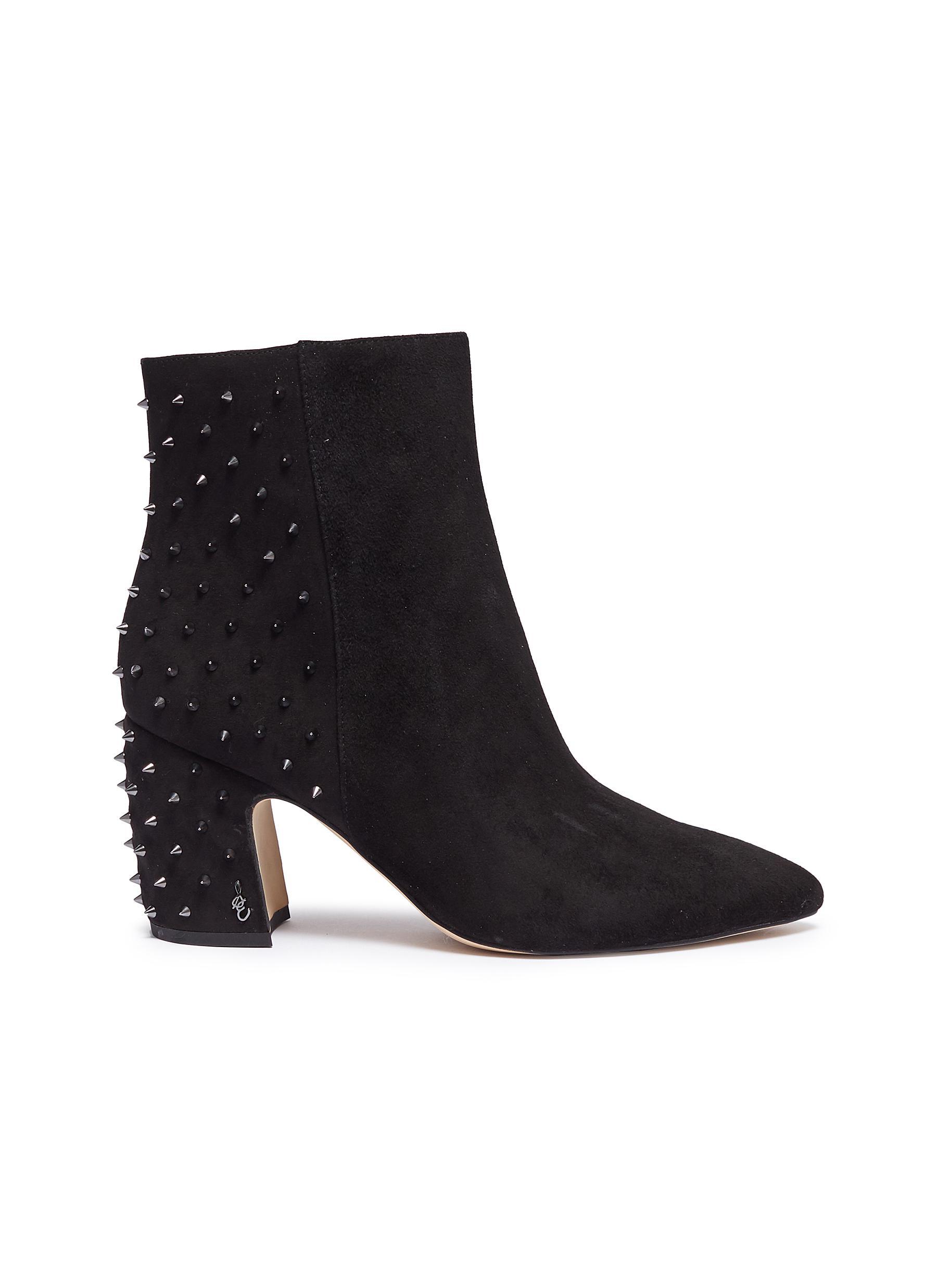 heath studded heel bootie
