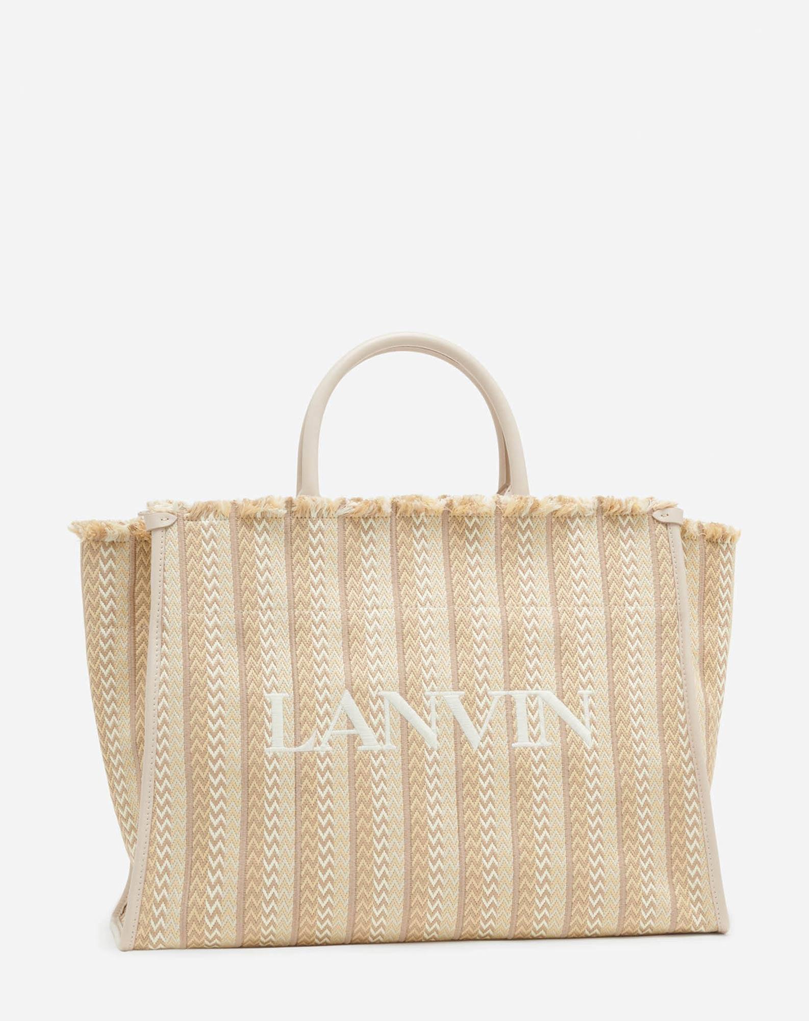 Lanvin In & Out Tote Bag Mm in Natural | Lyst
