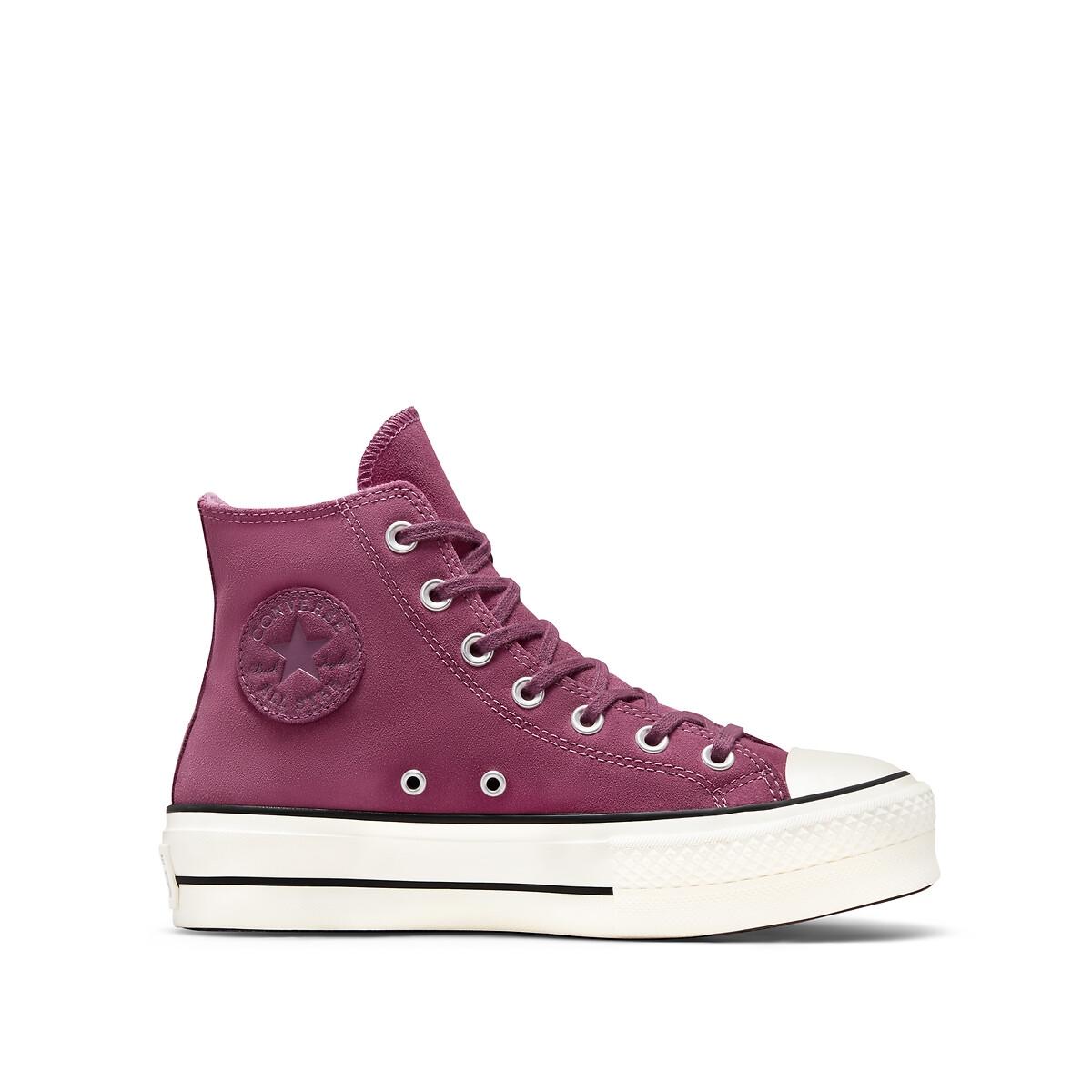 Baskets cuir All Star Lift Cold Fusion Suede Converse en coloris Violet -  Lyst
