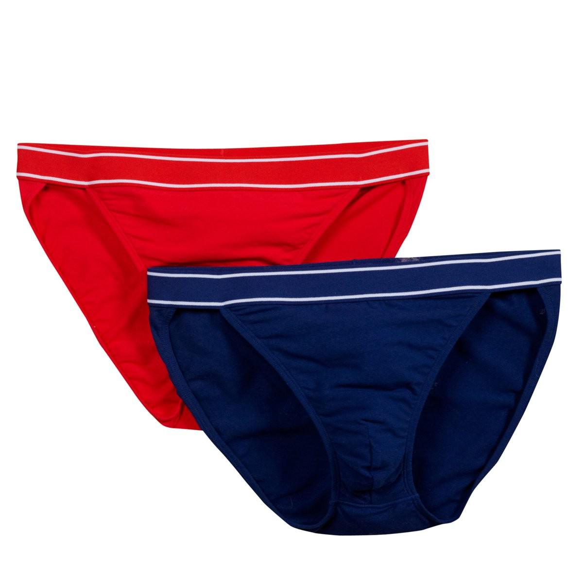 Lyst La redoute Pack Of 2 Pairs Of Men's Cotton Jersey Tanga Briefs