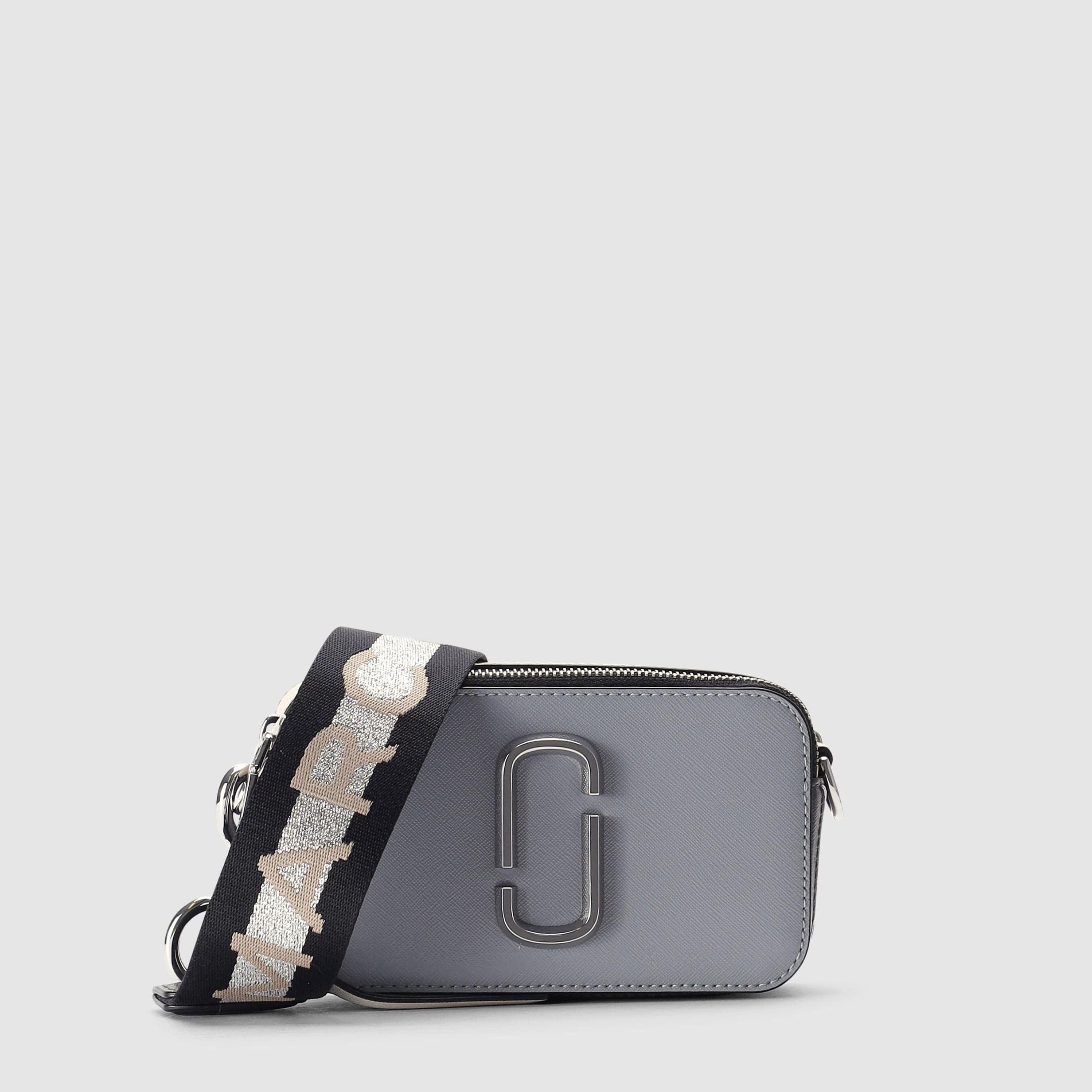 Marc Jacobs Snapshot Wolf Cross Body Bag in Gray | Lyst