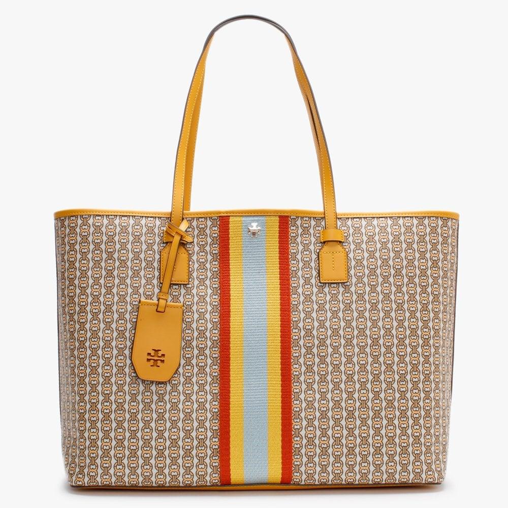 Tory Burch Canvas Gemini Link Daylily Tote Bag - Save 8% - Lyst