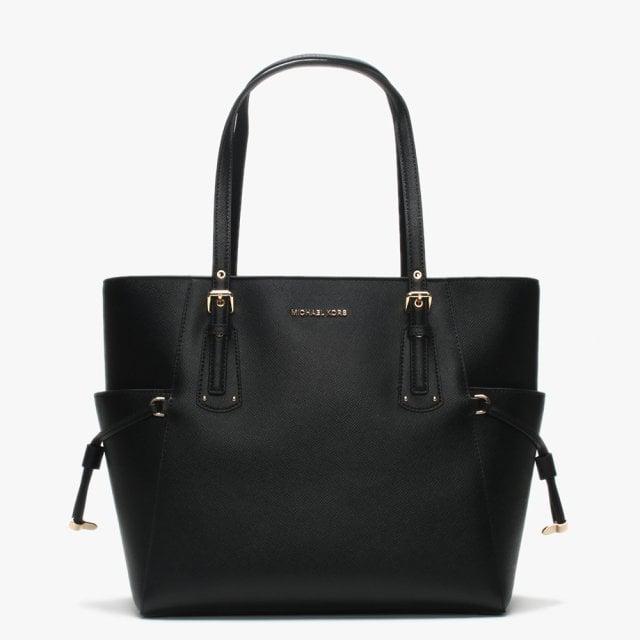 black saffiano leather tote