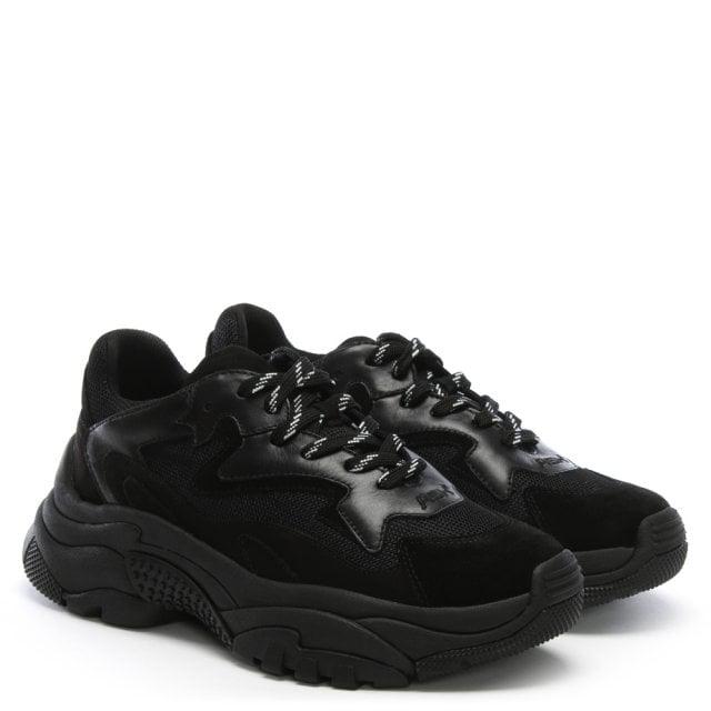 ash addict black trainers