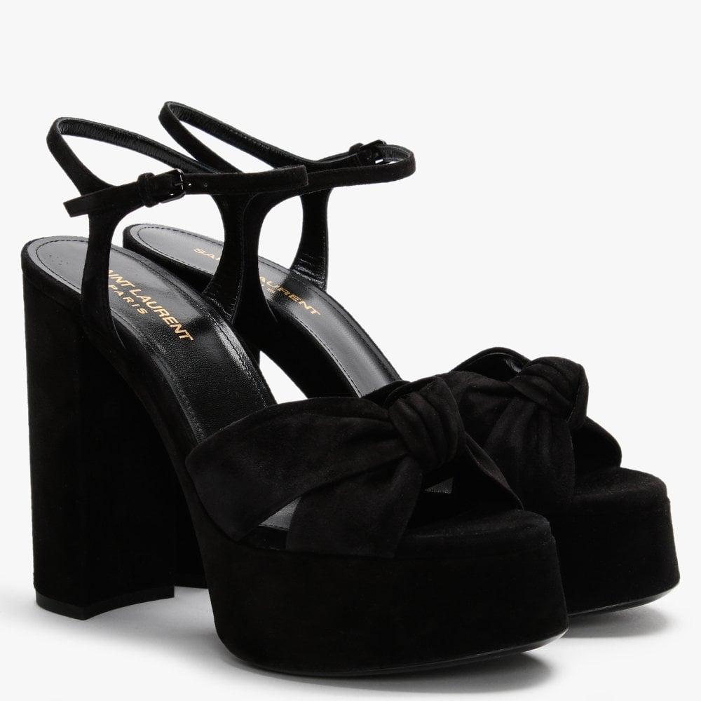 saint laurent bianca node 85mm platform sandals