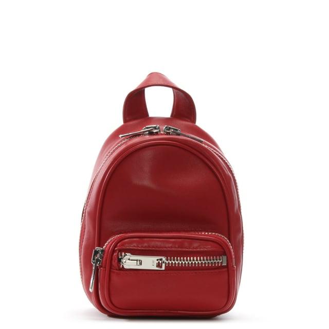 Alexander Wang Mini Attica Red Leather Backpack - Lyst