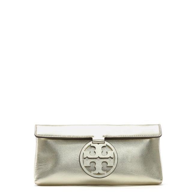 Tory Burch Gold Clutch Purse