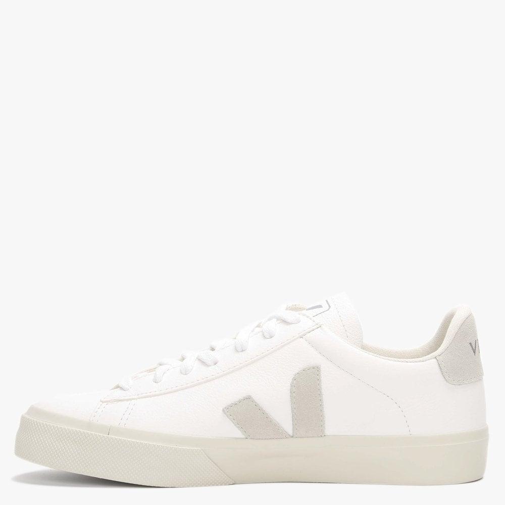 veja campo womens white natural trainers