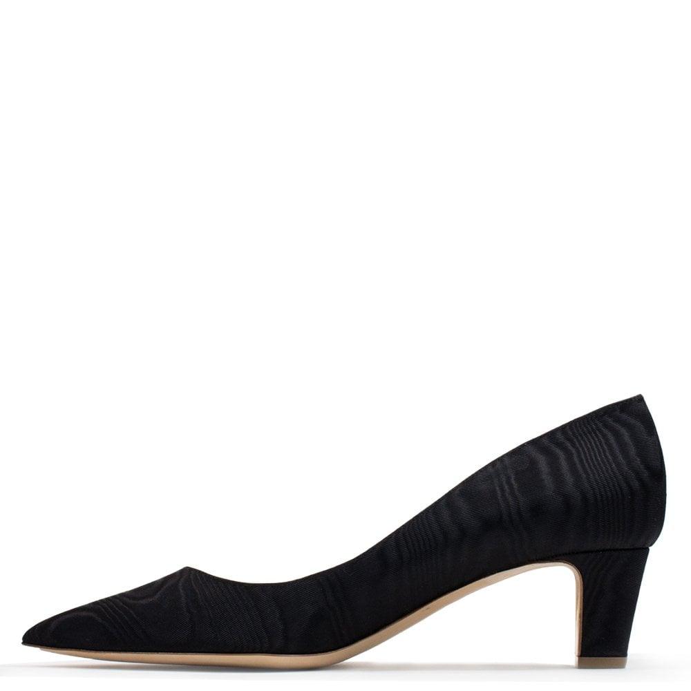 black leather court shoes low heel