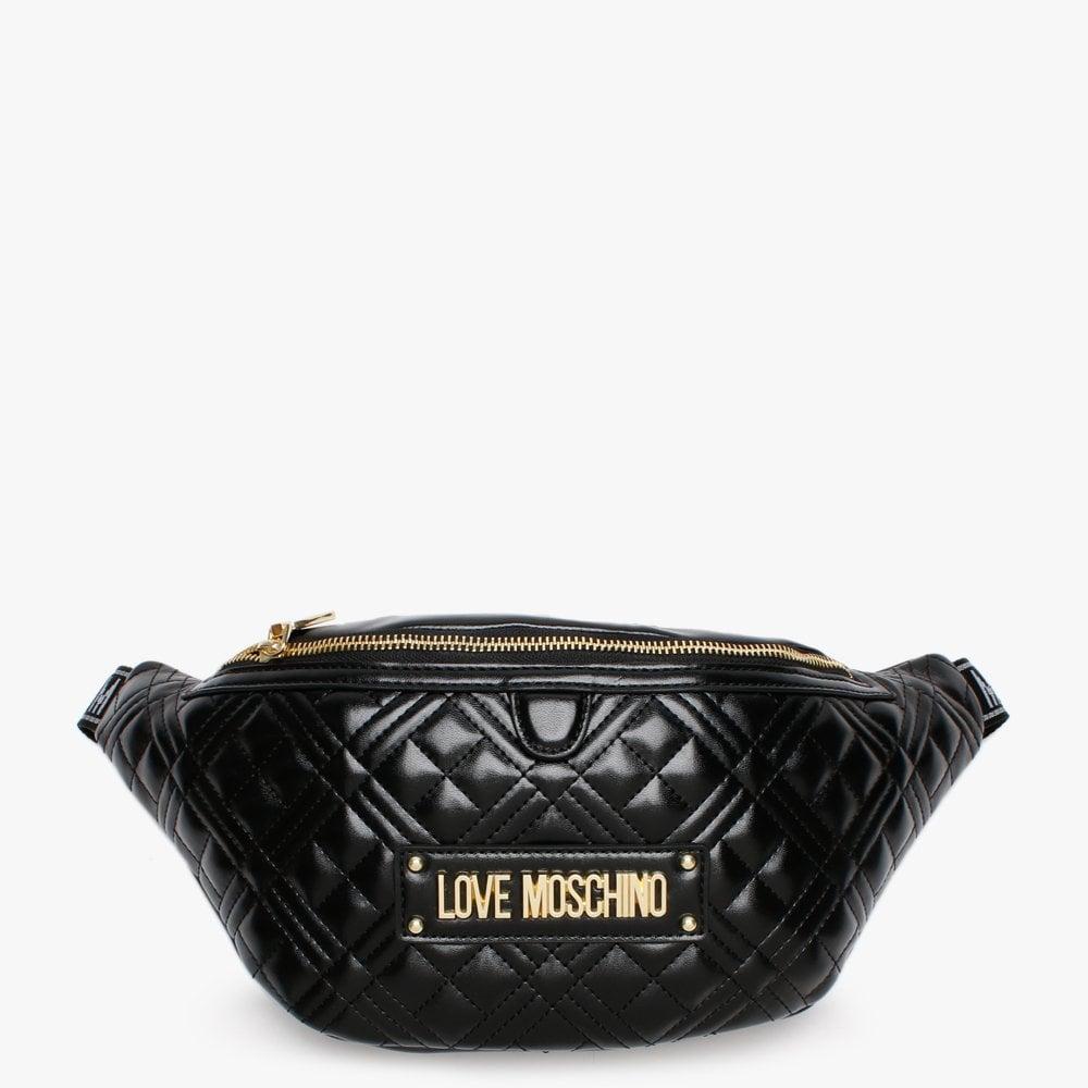Love Moschino Borsa Quilted Nappa Pu Rosso 's in Black (Red) | Lyst