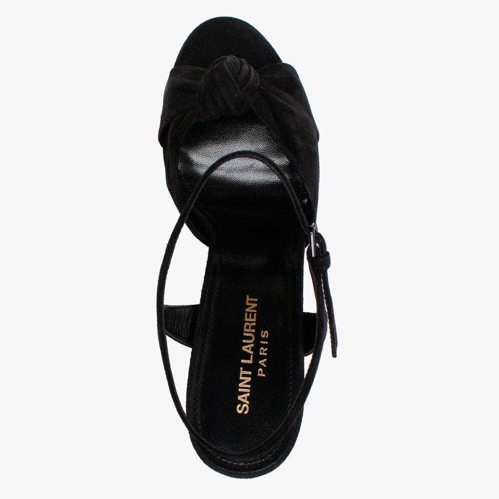 saint laurent bianca node 85mm platform sandals