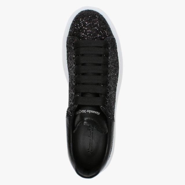 black glitter alexander mcqueen's