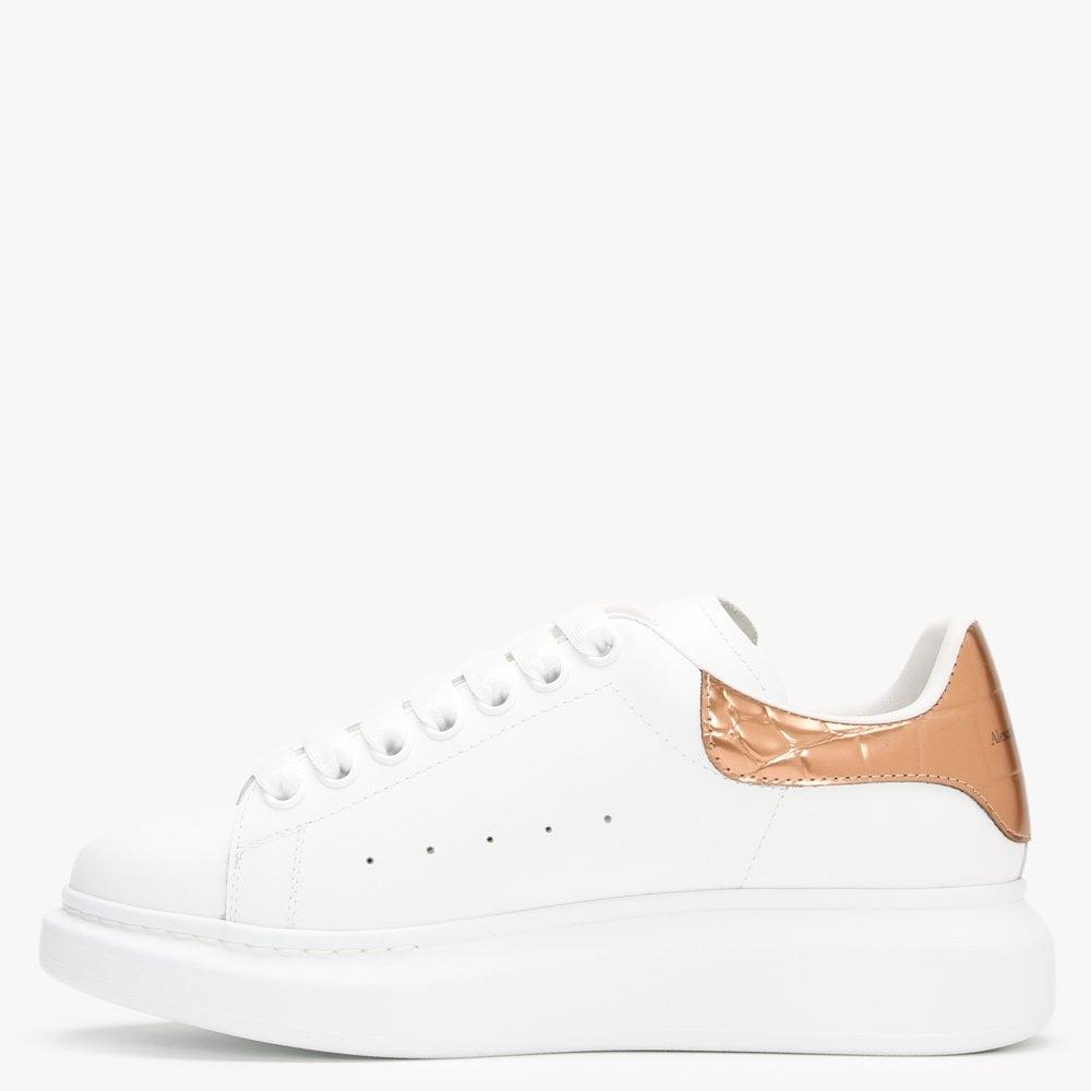 alexander mcqueen white and rose gold