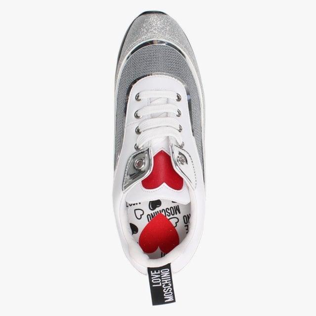 glitter moschino trainers