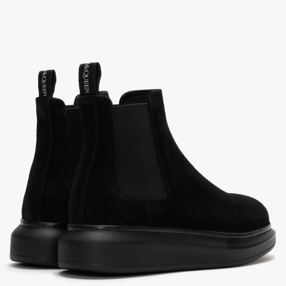 alexander mcqueen suede chelsea boots