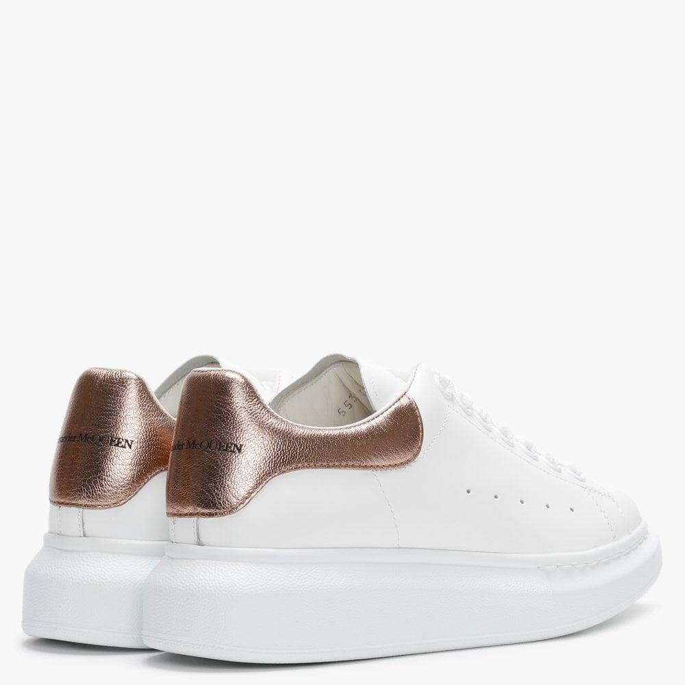 alexander mcqueen white and rose gold