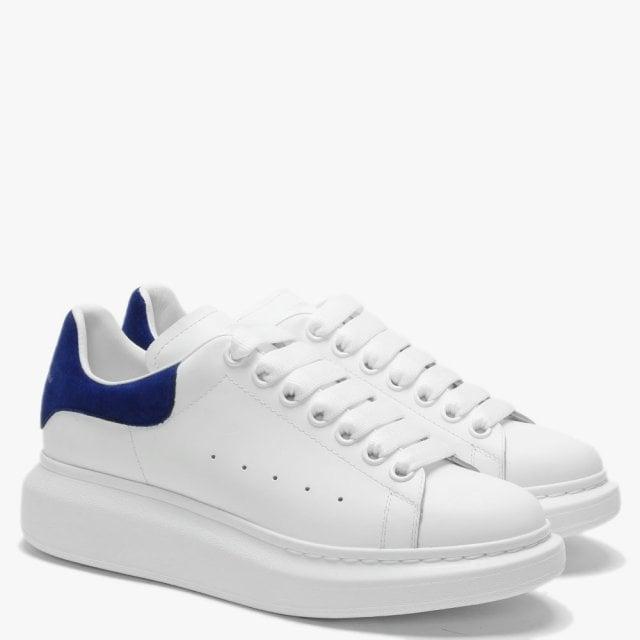 navy blue and white alexander mcqueen
