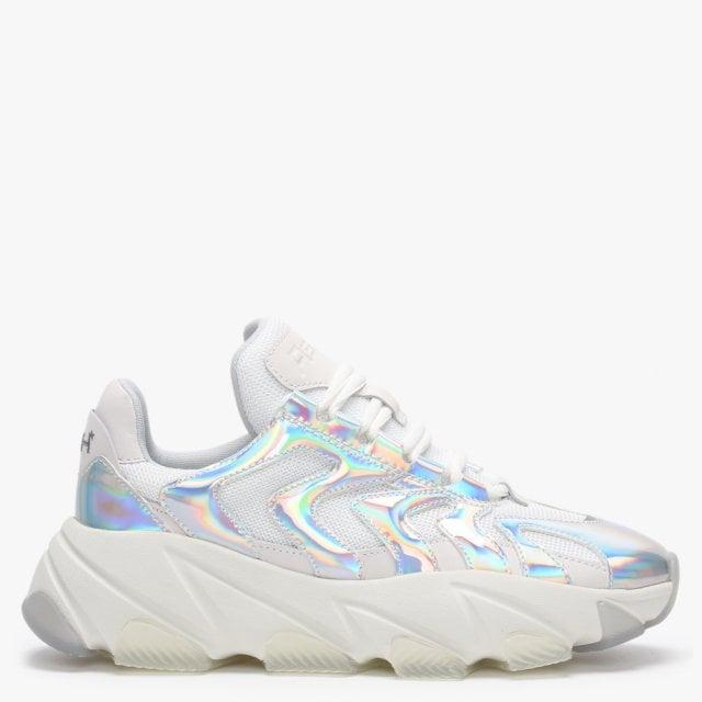 holographic chunky trainers