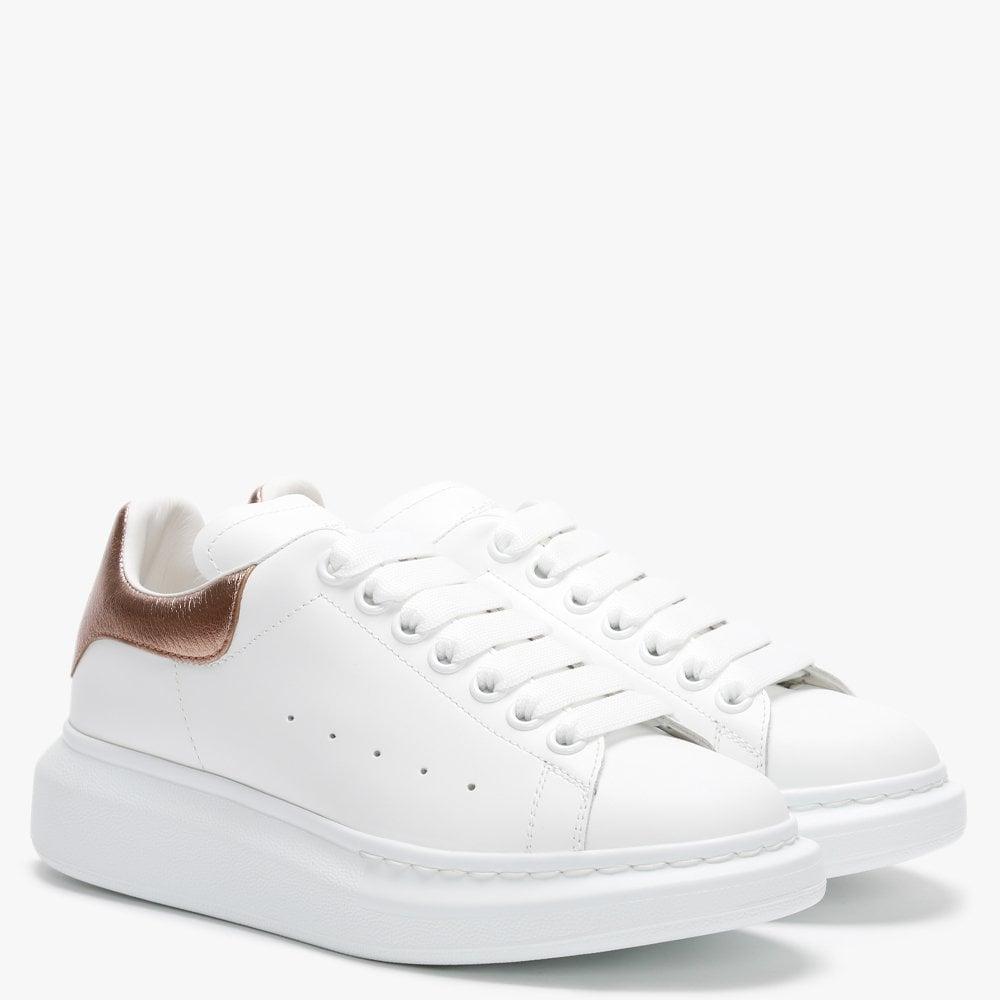 alexander mcqueen white and rose gold