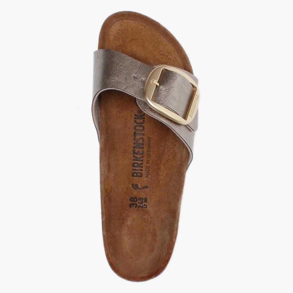 birkenstock madrid big buckle taupe