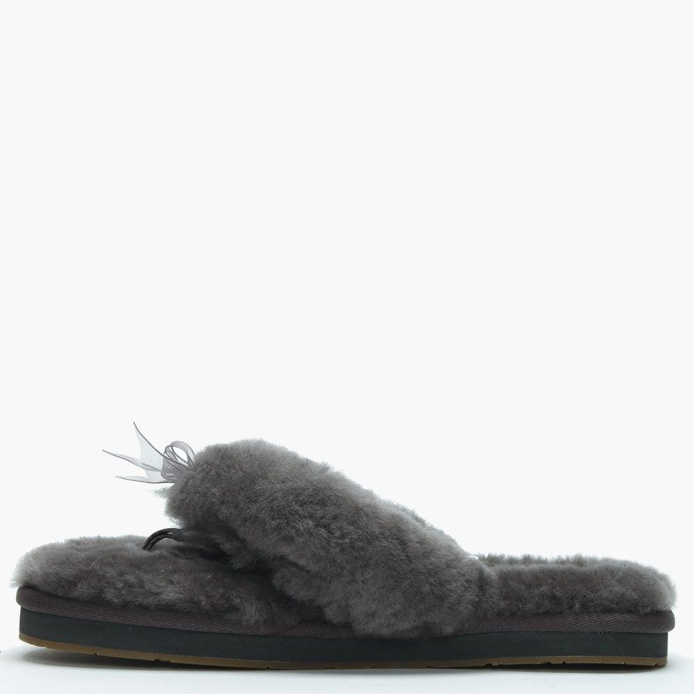 ugg fluff flip flop slippers